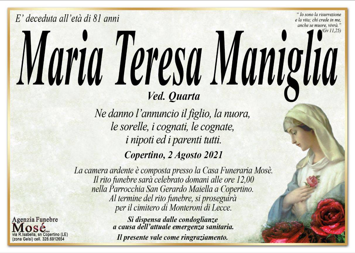 Maria Teresa Maniglia