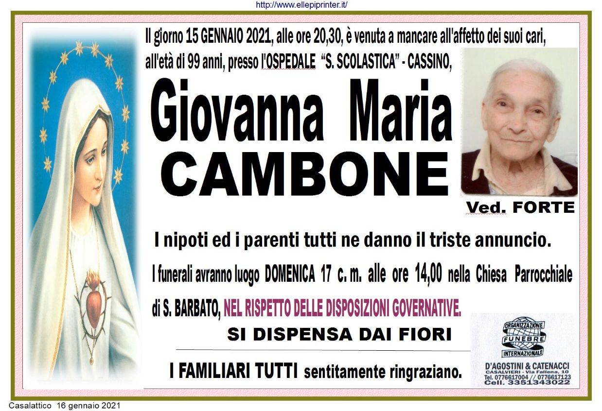 Giovanna Maria Cambone