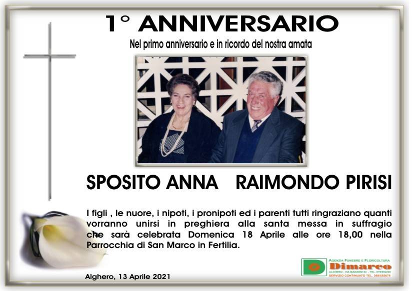 Anna Sposito e Raimondo Pirisi