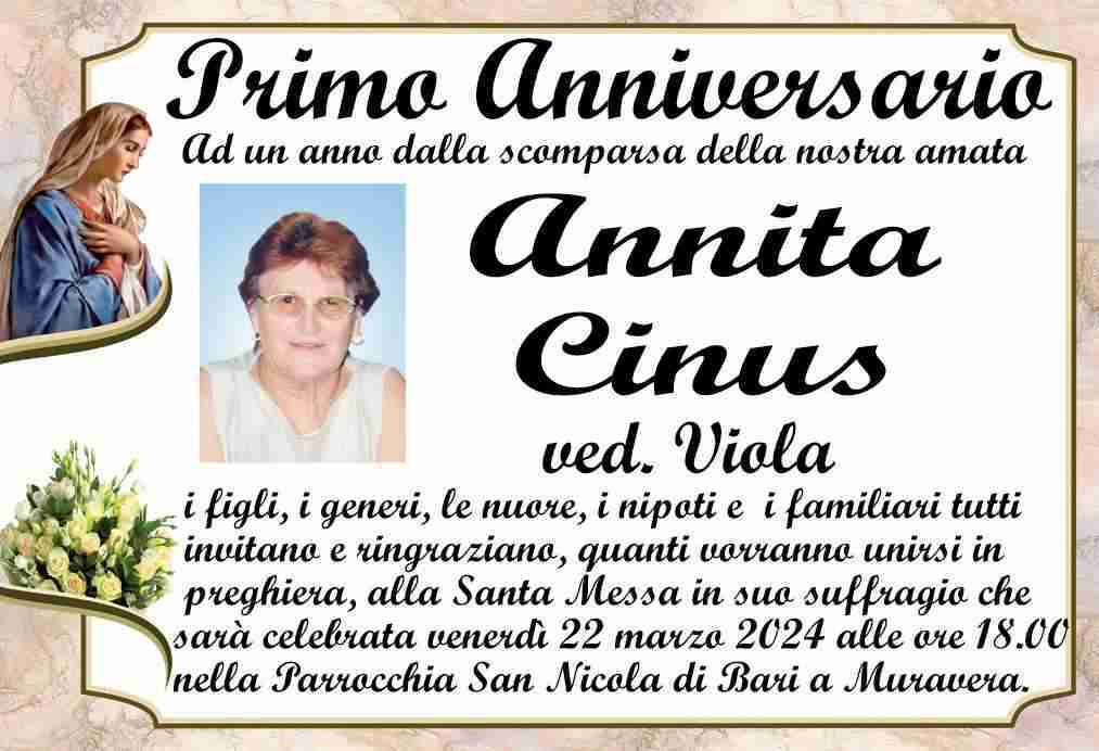 Annita Cinus vedova Viola