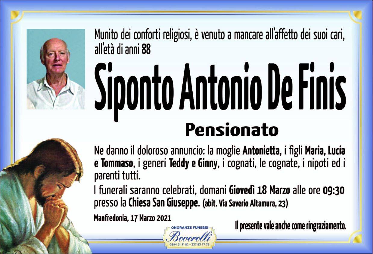 Siponto Antonio De Finis