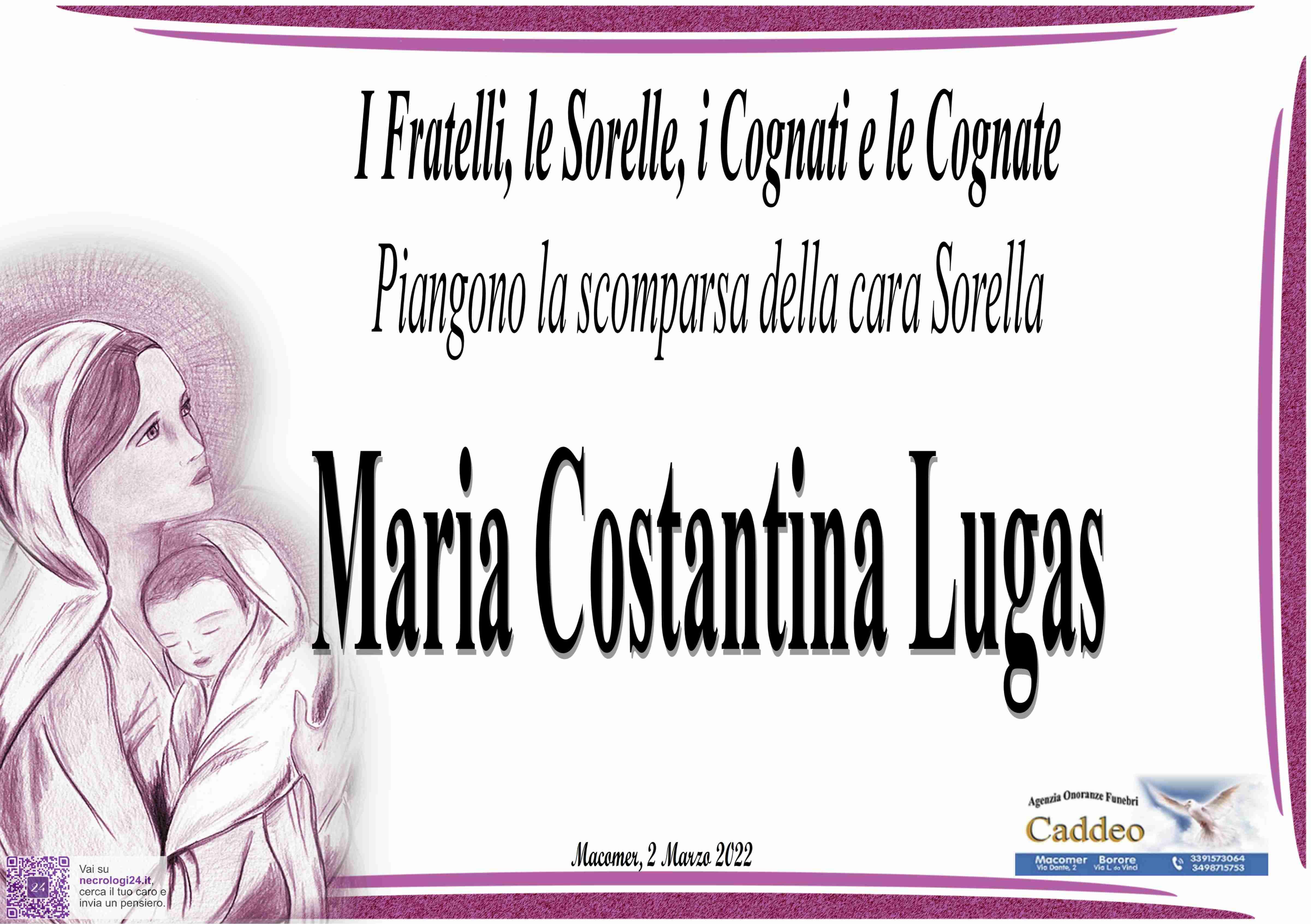 Maria Costantina Lugas