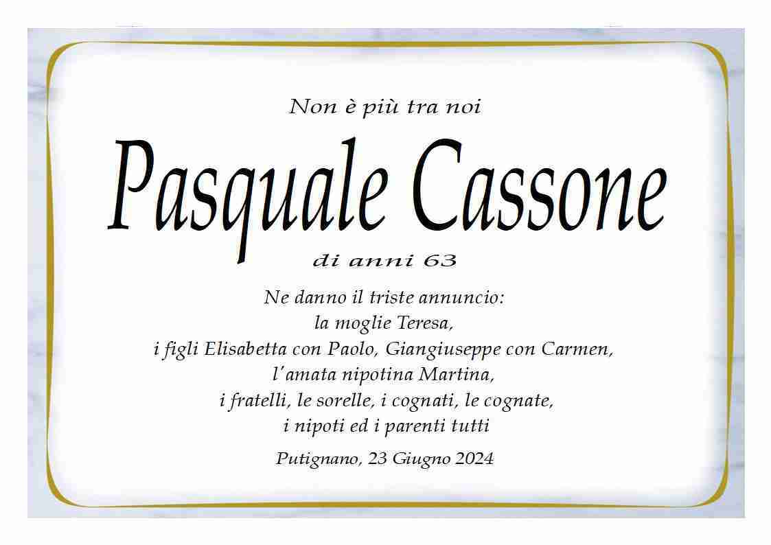 Pasquale Cassone