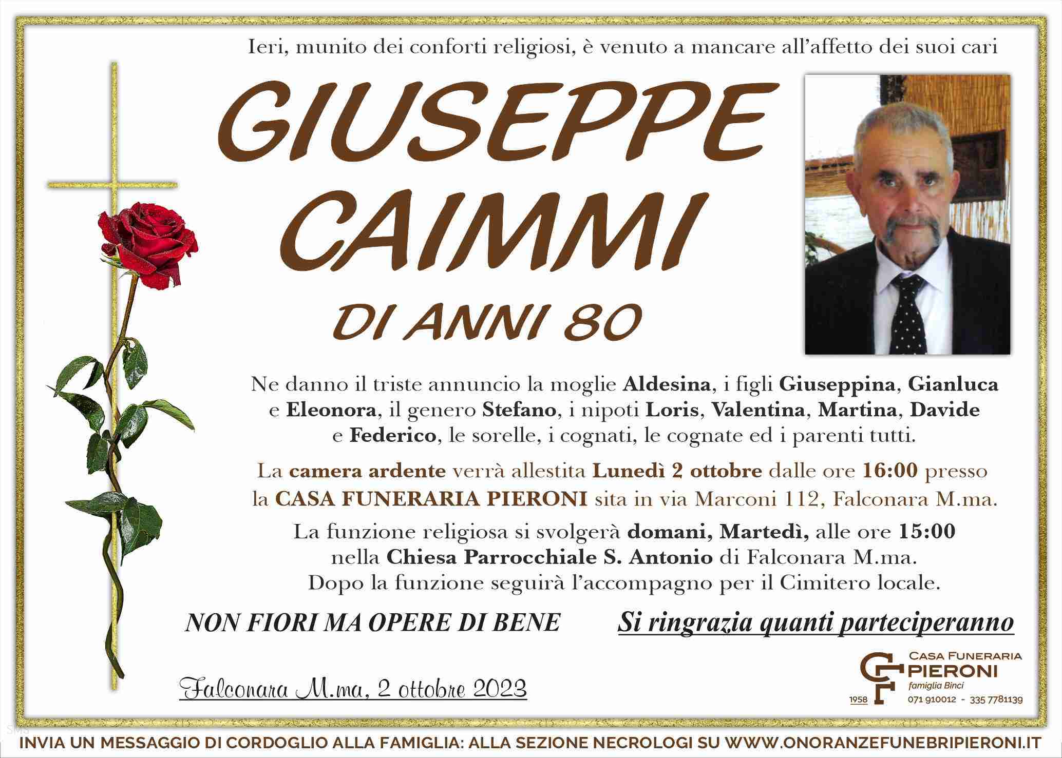 Caimmi Giuseppe