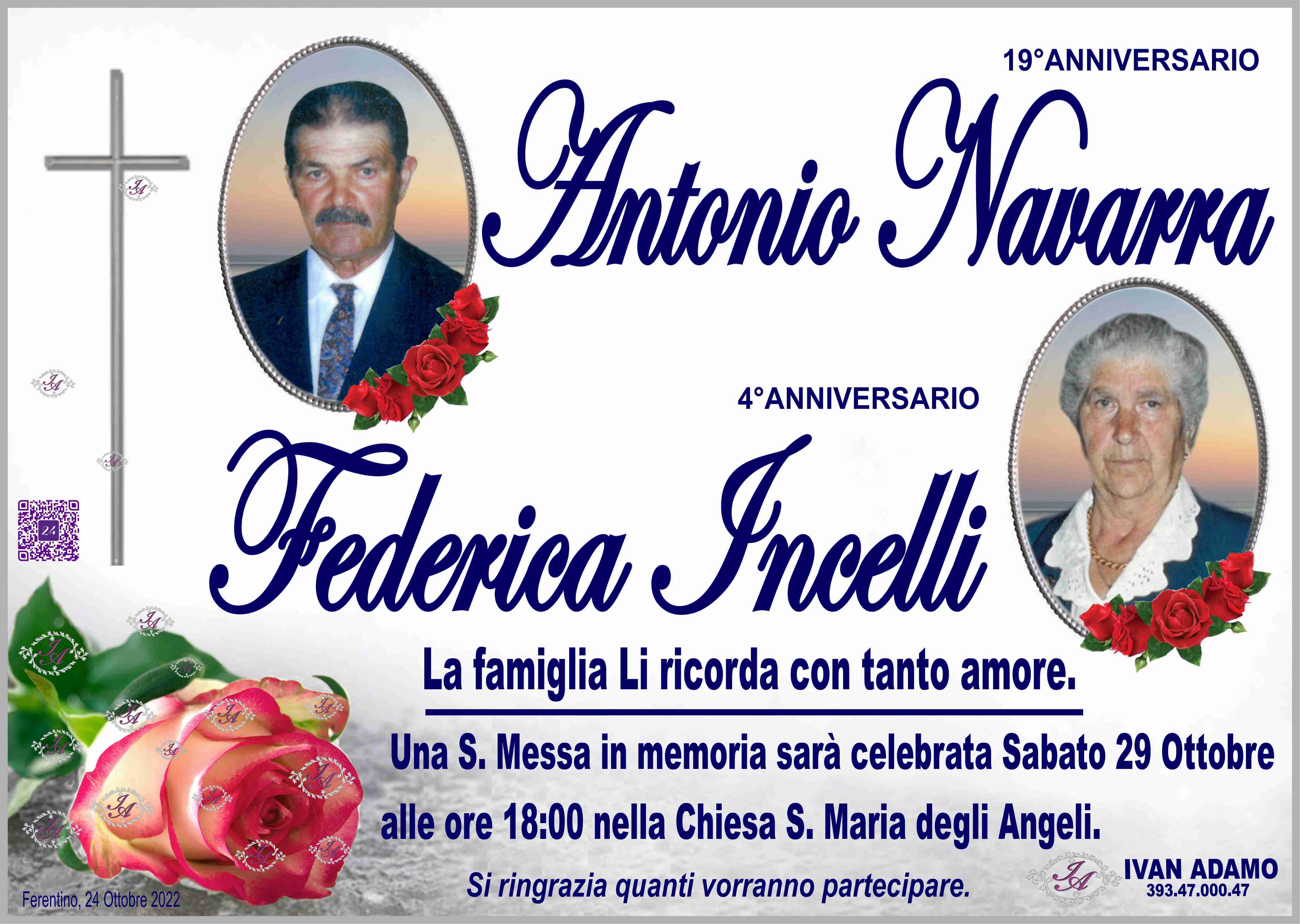 Antonio Navarra - Federica Incelli