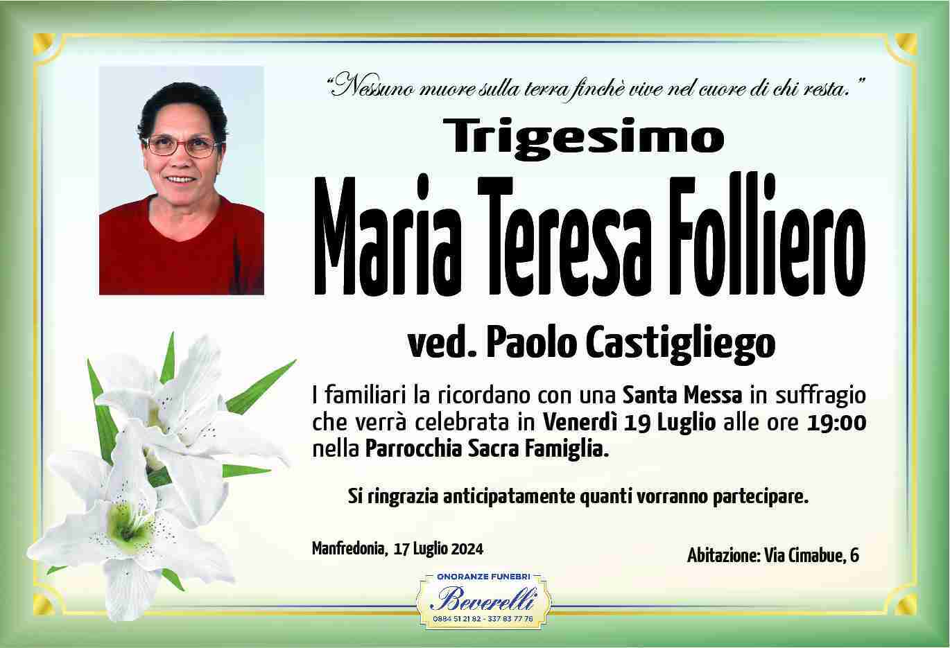 Maria Teresa Folliero