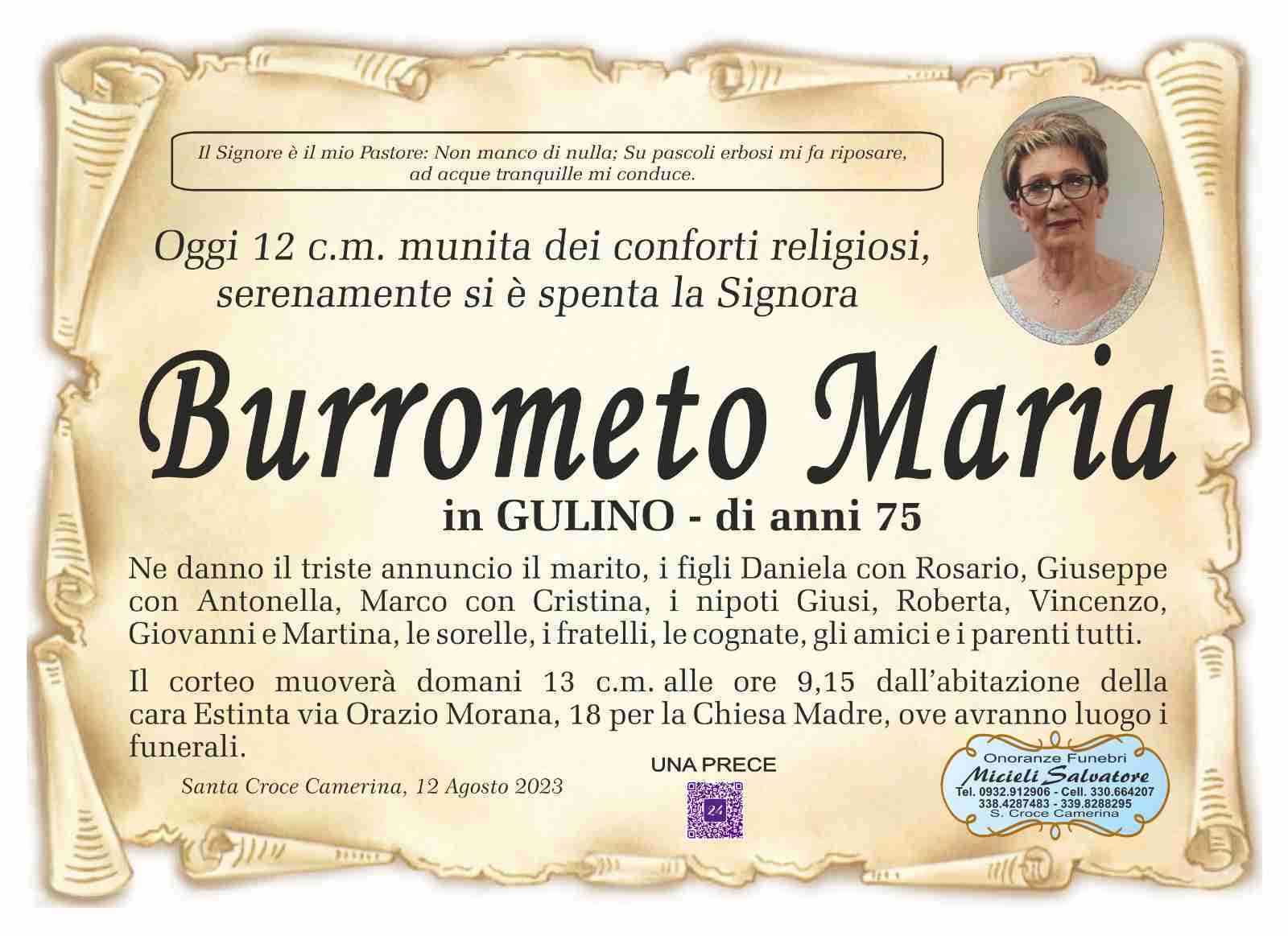 Maria Burrometo