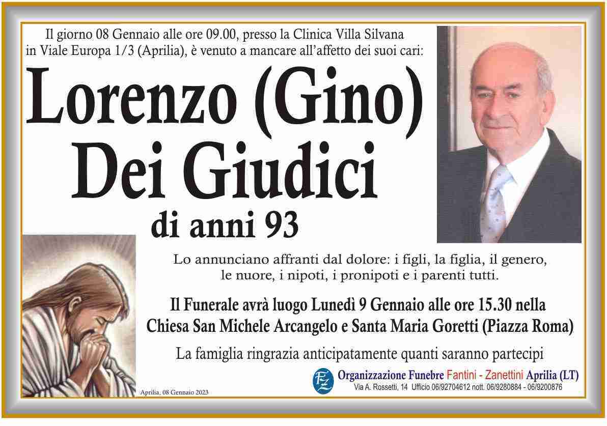 Lorenzo (Gino) Dei Giudici