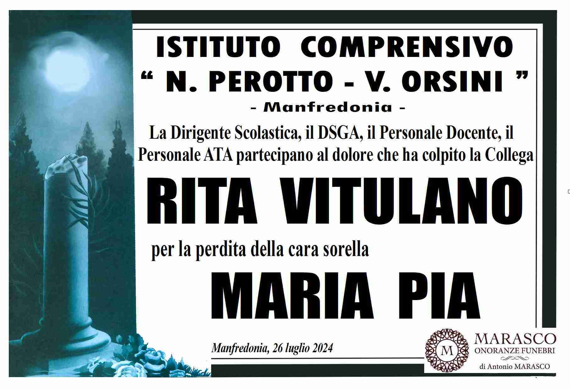 Maria Pia Vitulano in Tommaso Pellegrino