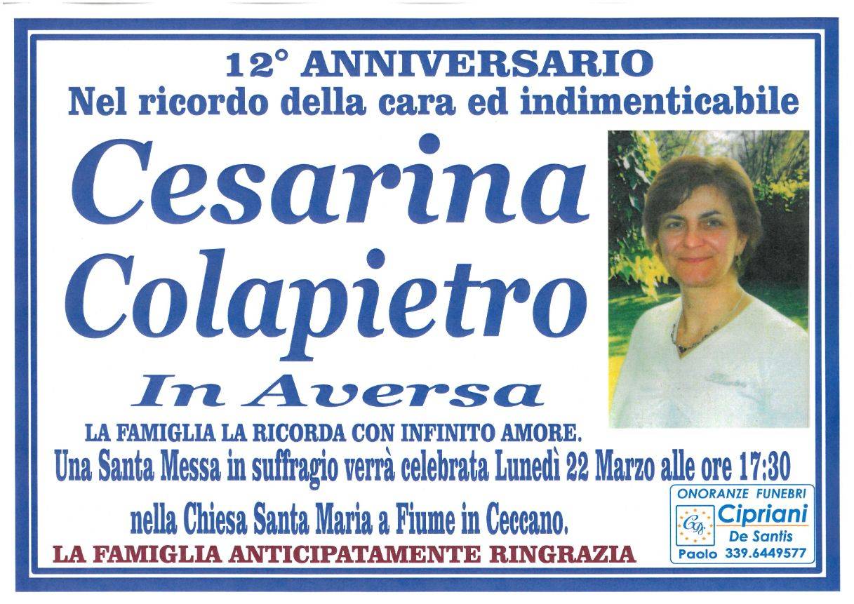 Cesarina Colapietro
