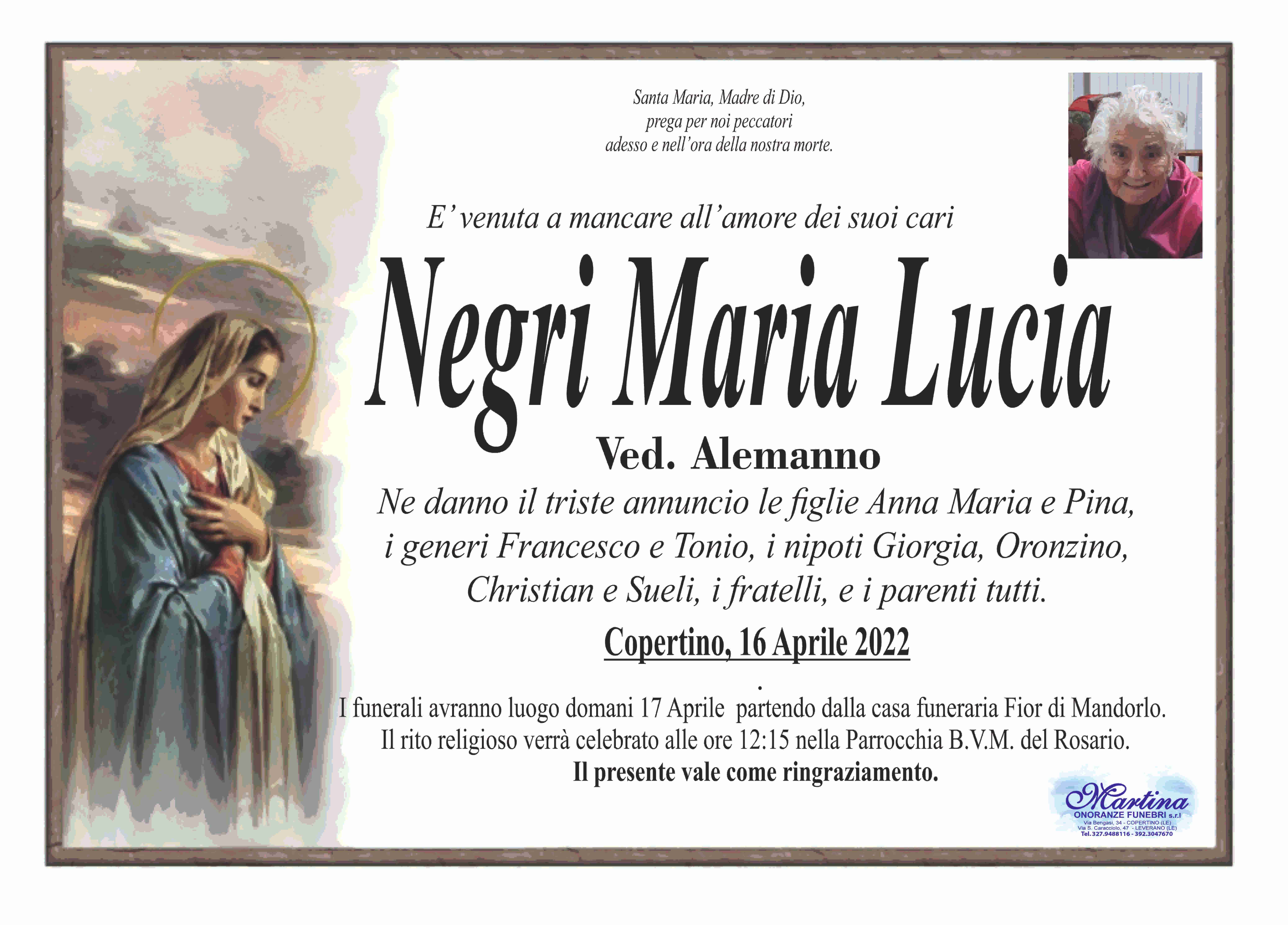 Maria Lucia Negri