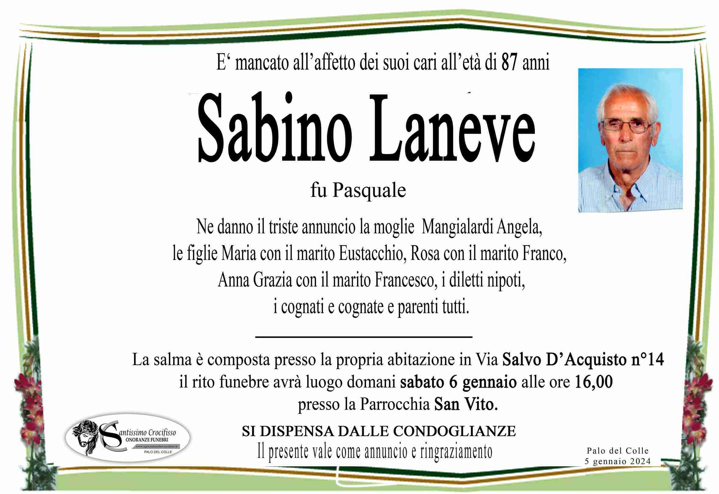 Sabino Laneve