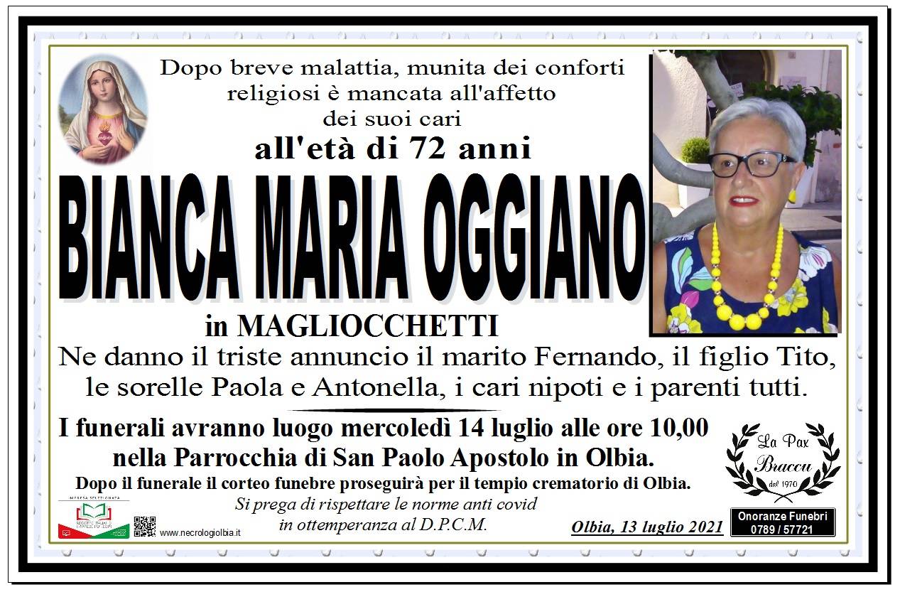 Bianca Maria Oggiano