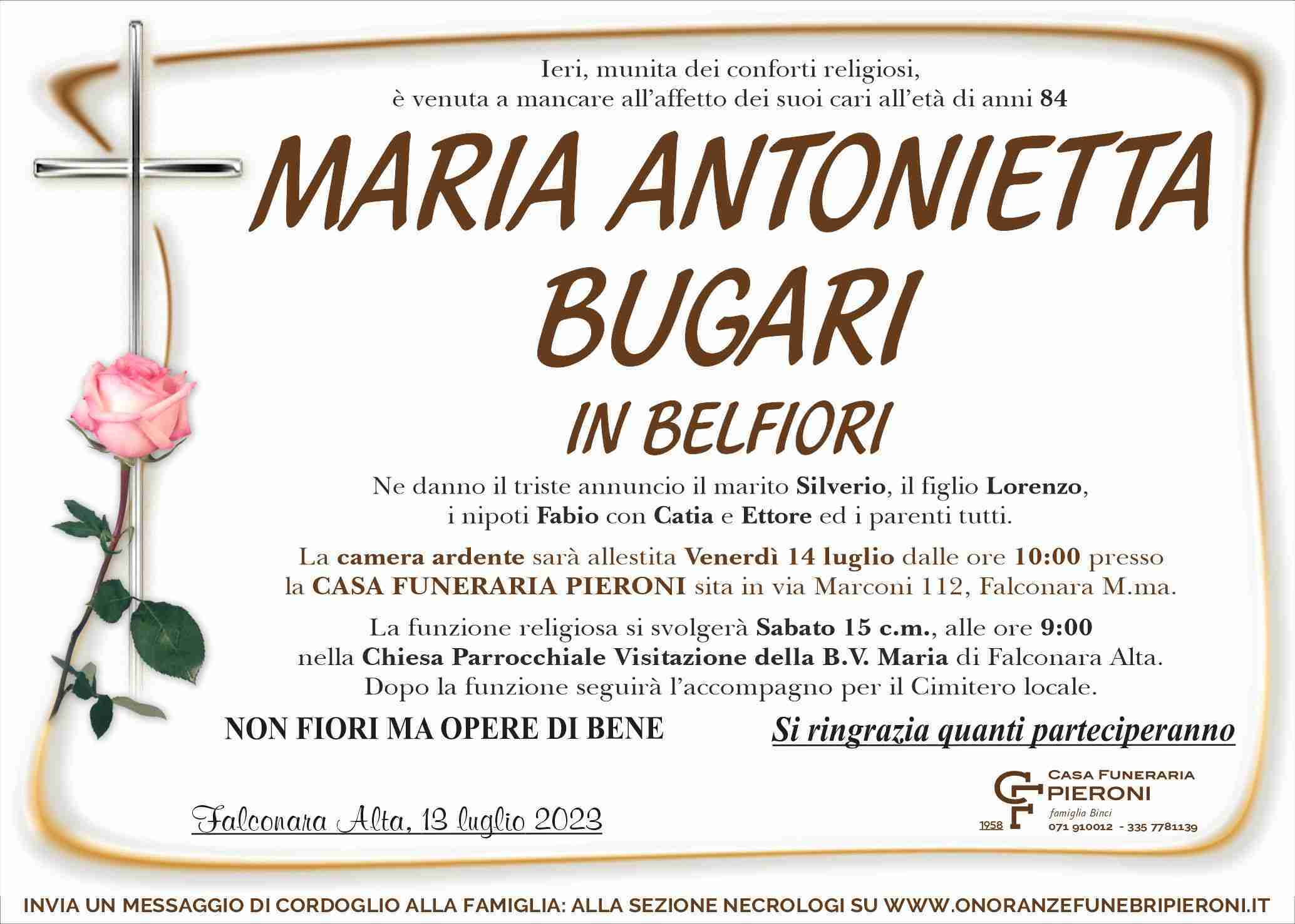 Maria Antonietta Bugari