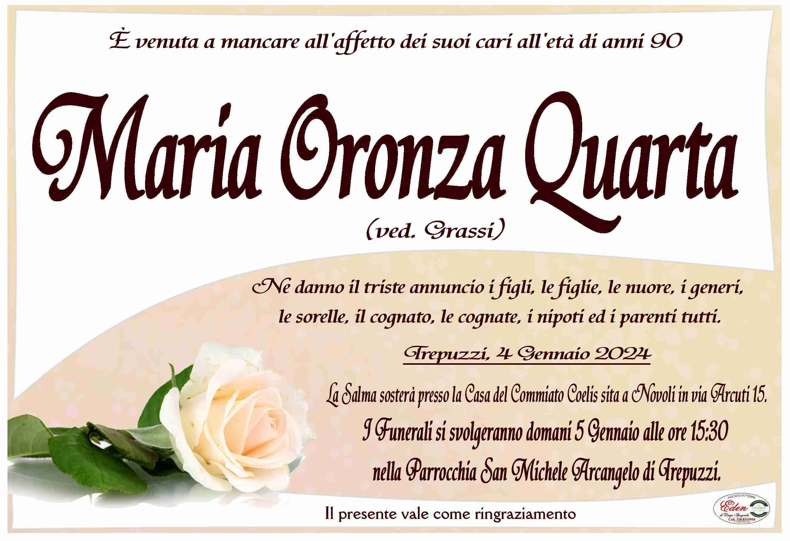 Maria Oronzo Quarta