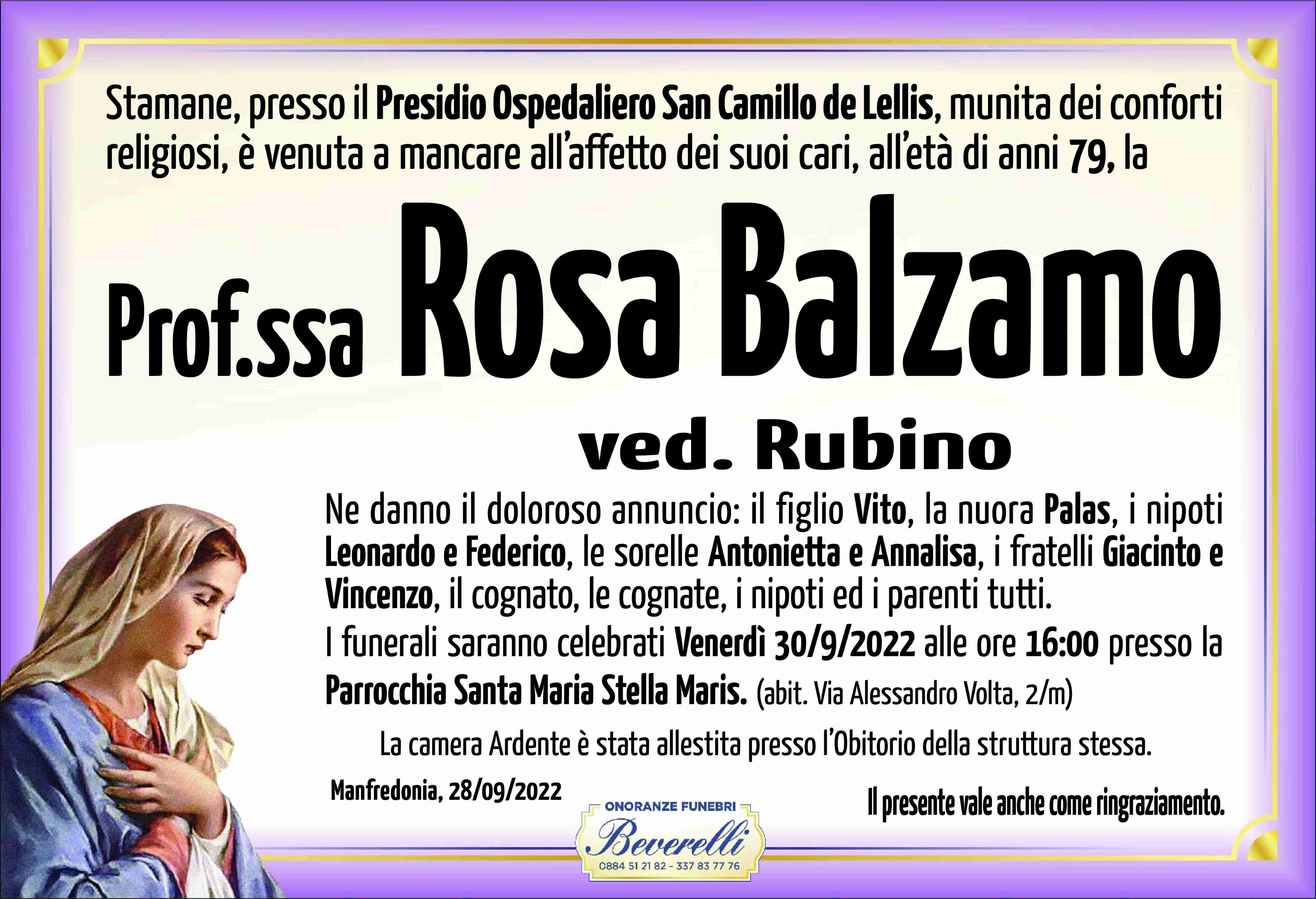 Rosa Balzamo