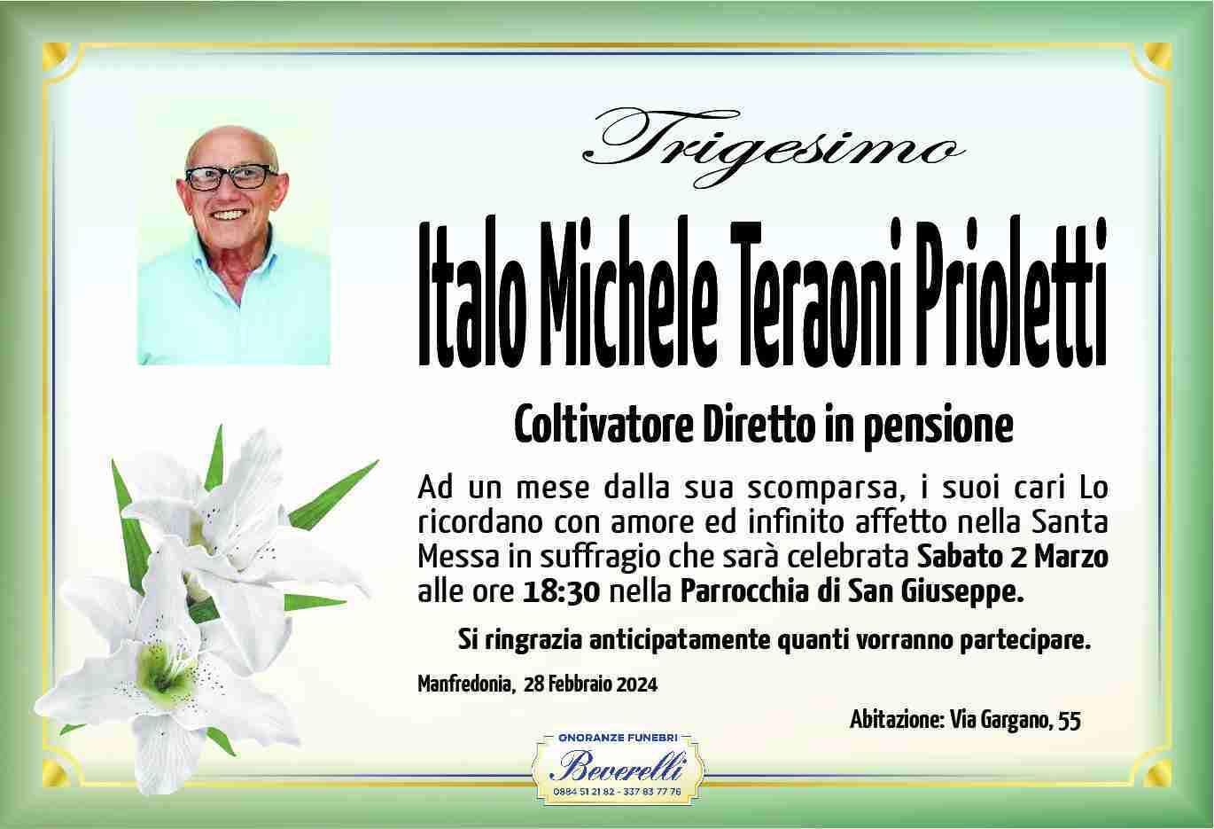 Italo Michele Teraoni Prioletti