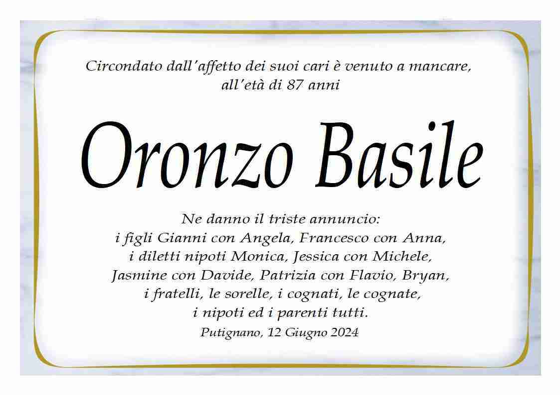 Oronzo Basile