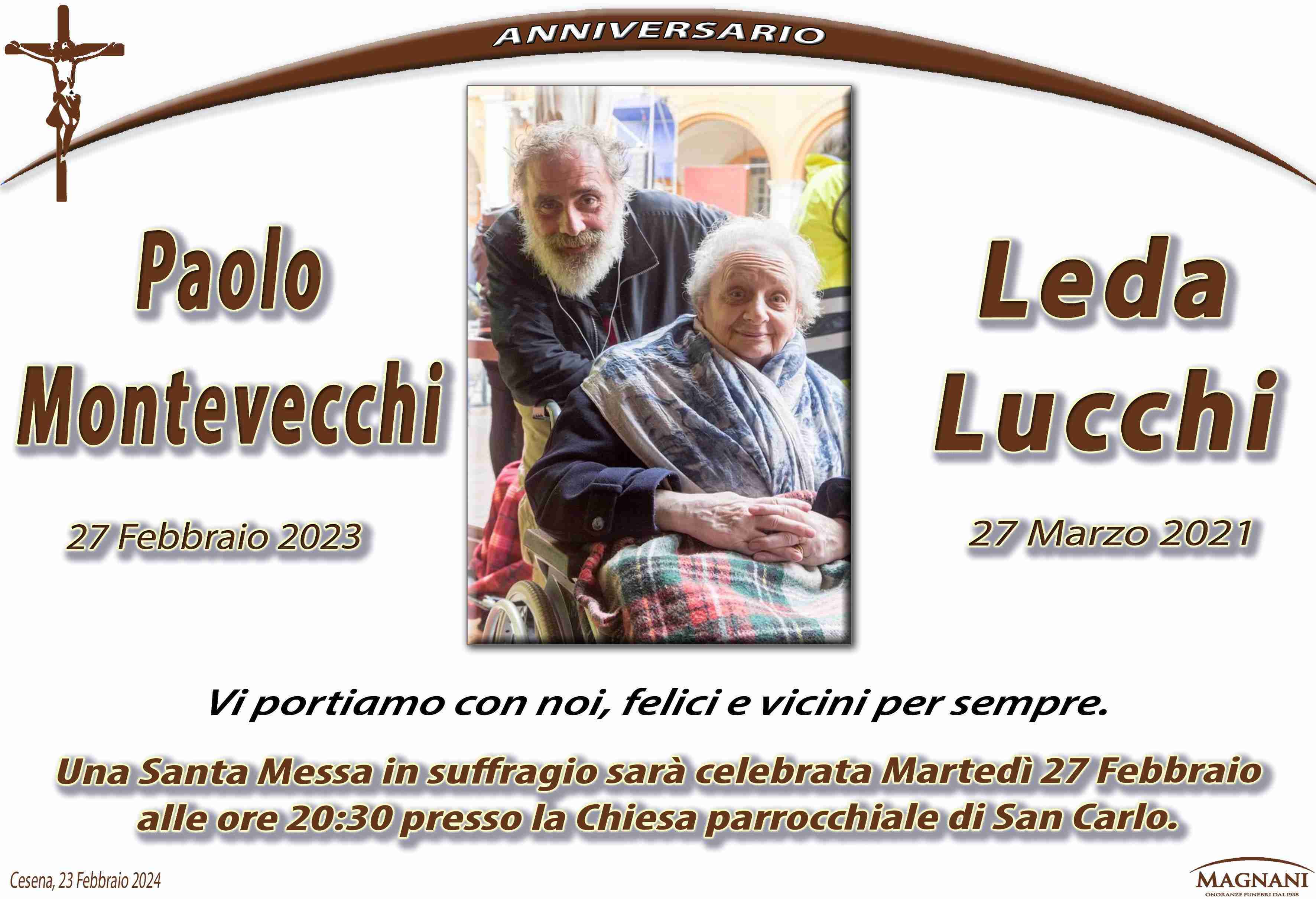 Paolo Montevecchi e Leda Lucchi