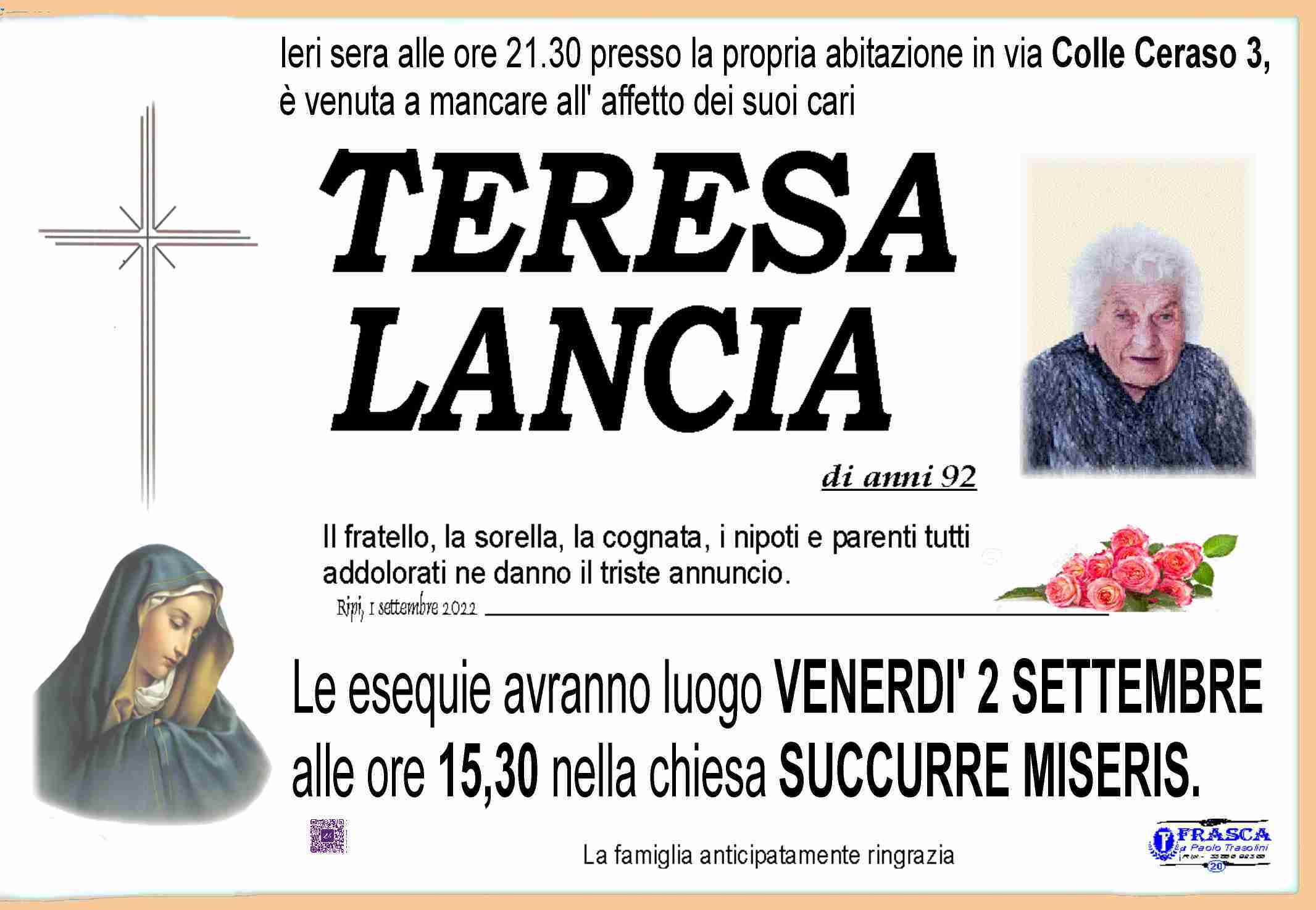 Teresa Lancia