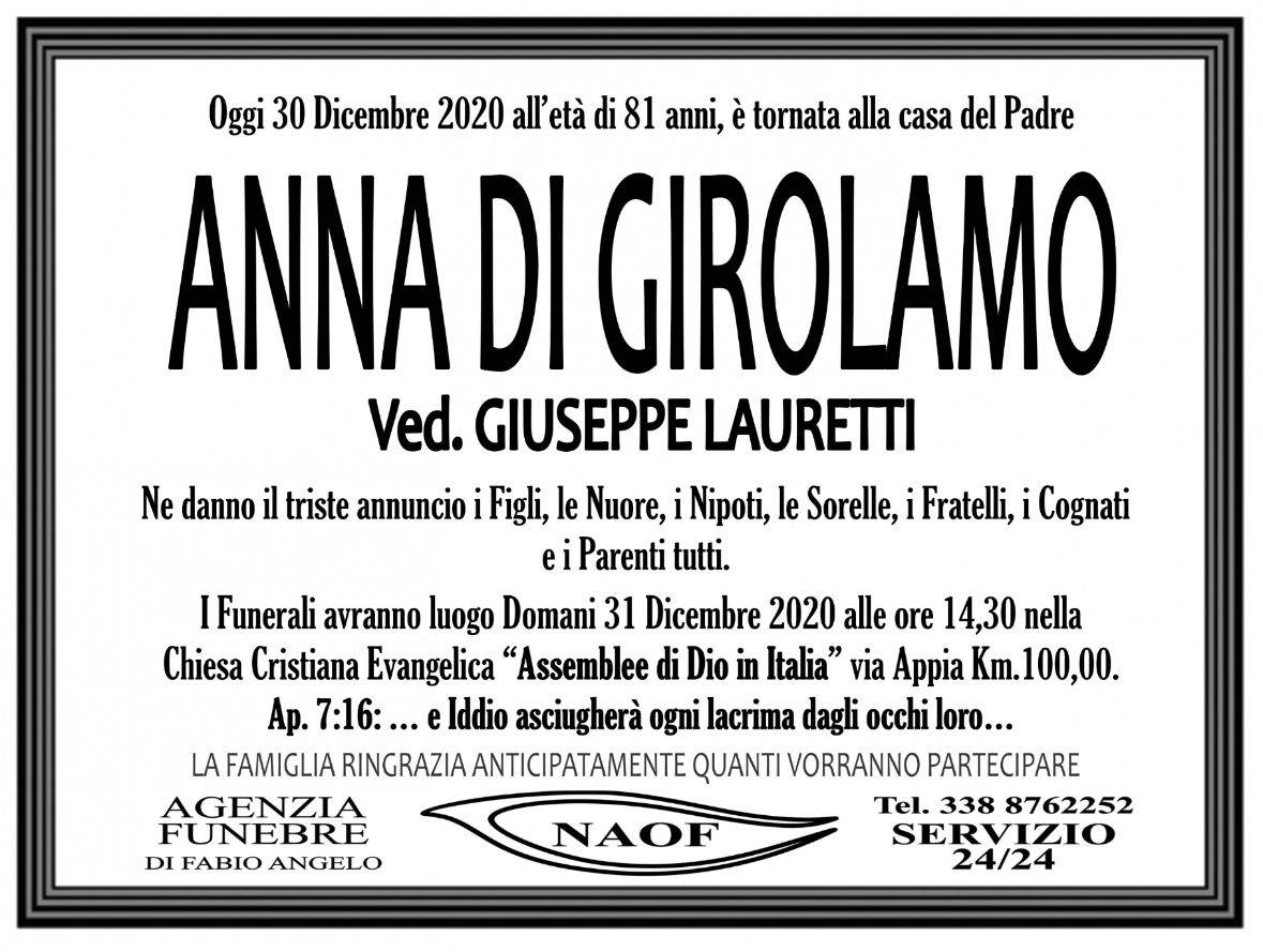 Anna Di Girolamo