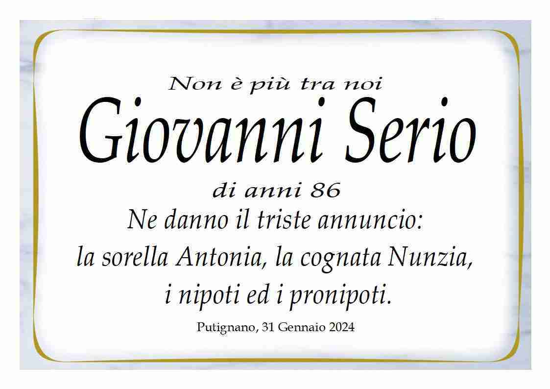 Giovanni Serio