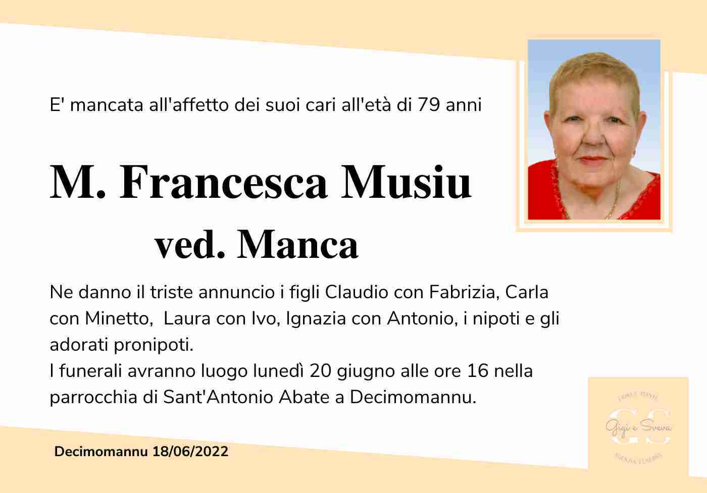 Maria Francesca Musiu