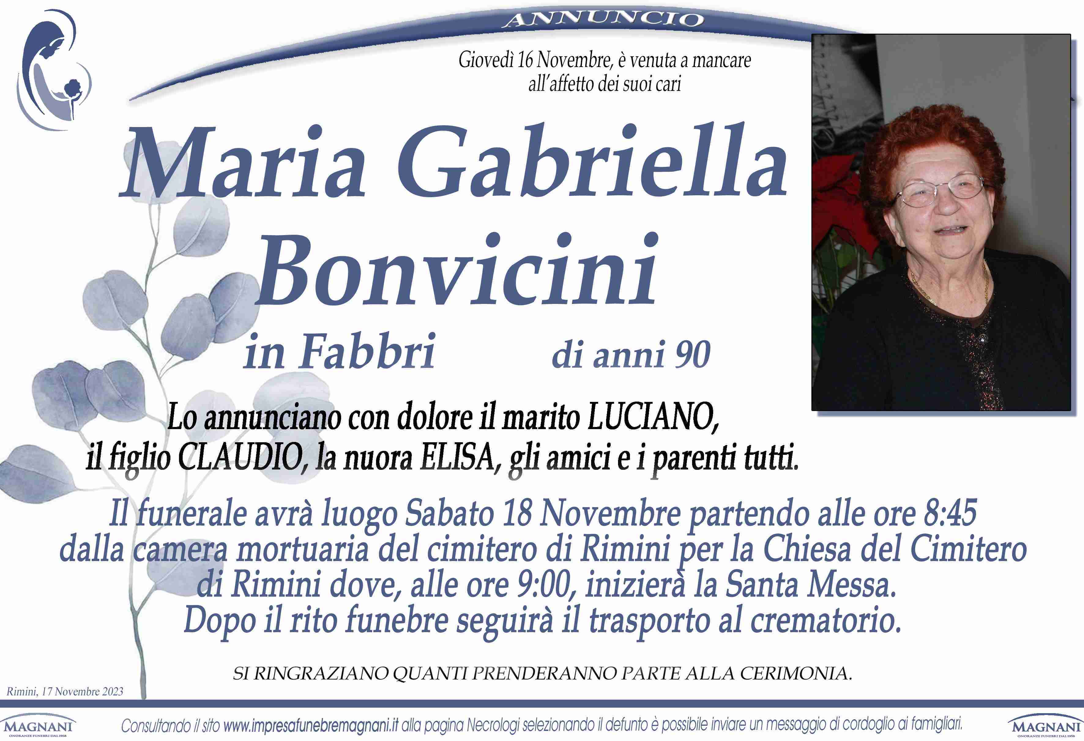 Maria Gabriella Bonvicini