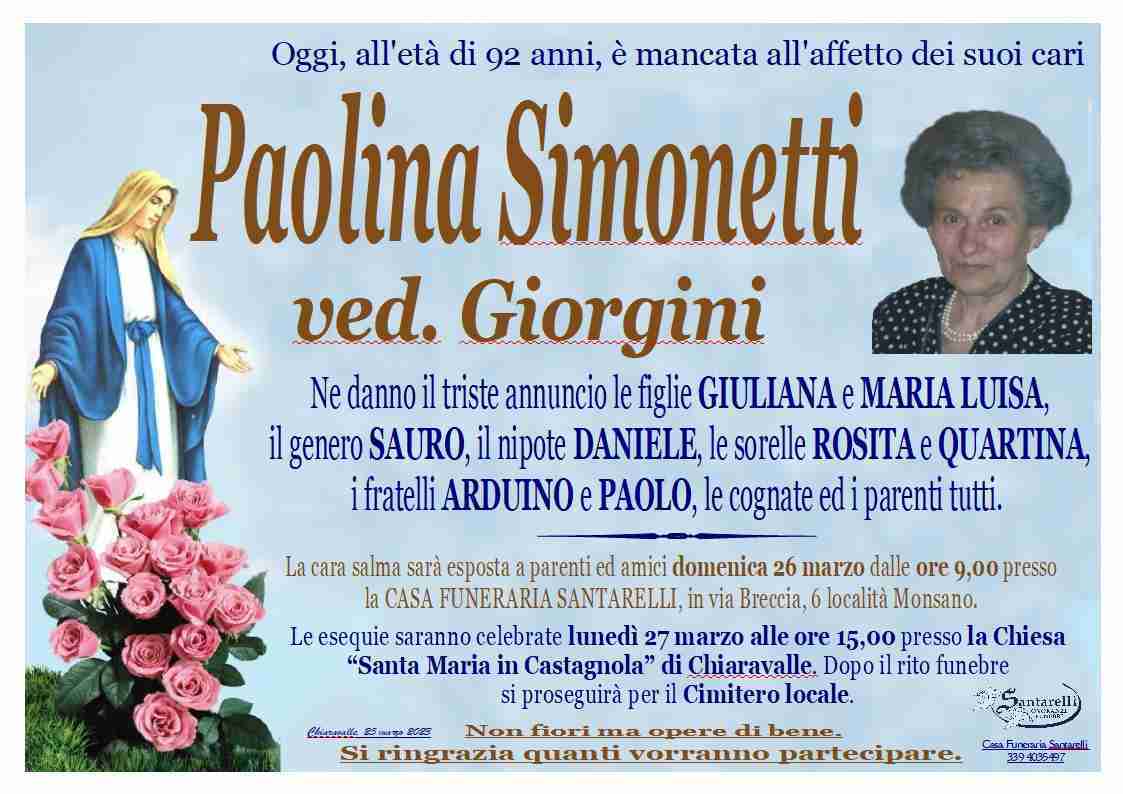 Paolina Simonetti