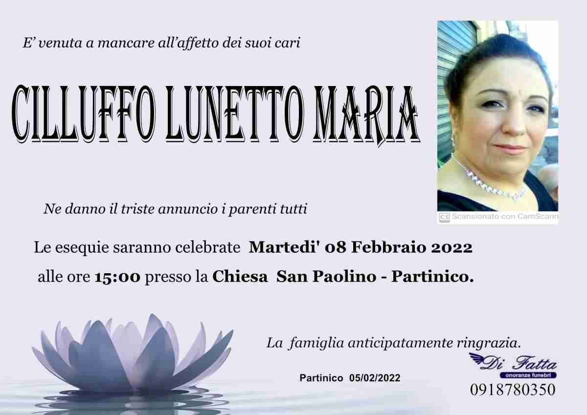 Maria Cilluffo Lunetto