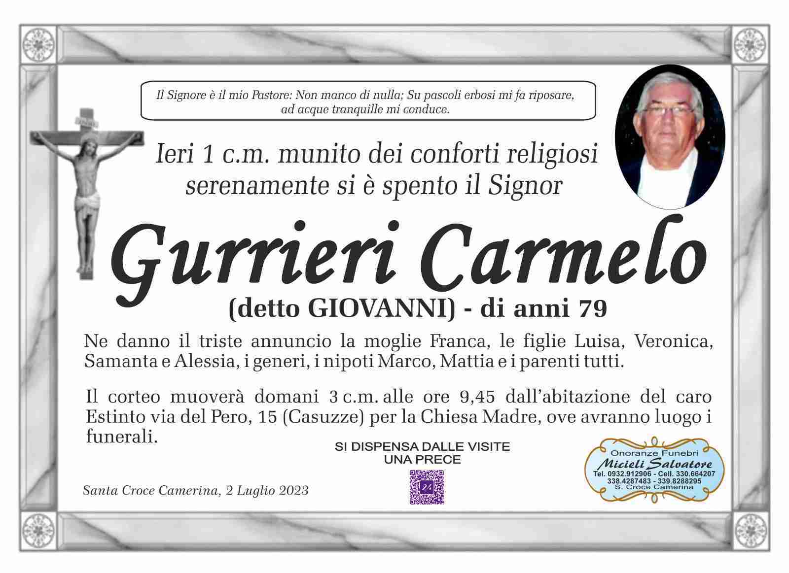 Carmelo Giovanni Gurrieri