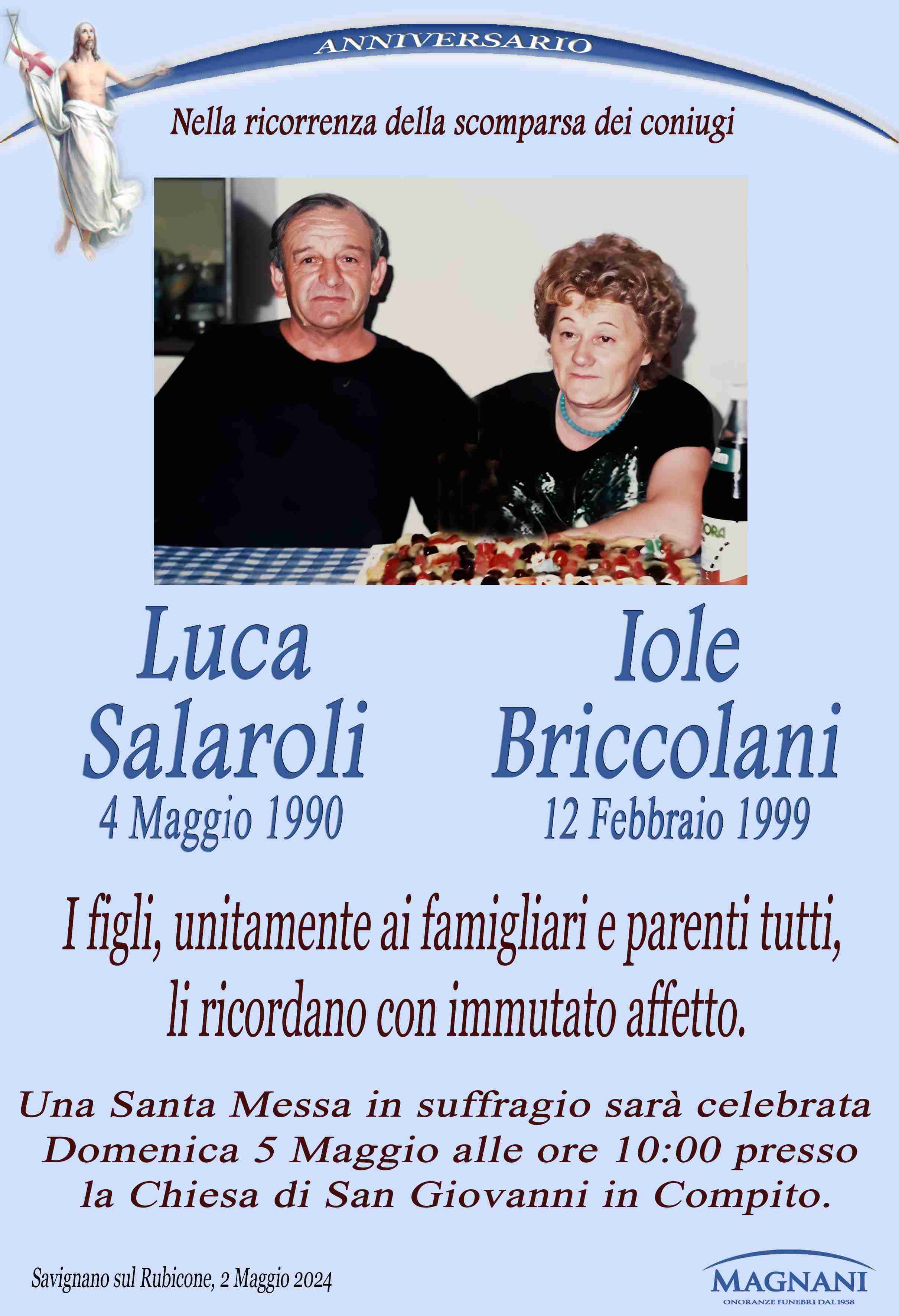 Luca Salaroli e Iole Briccolani