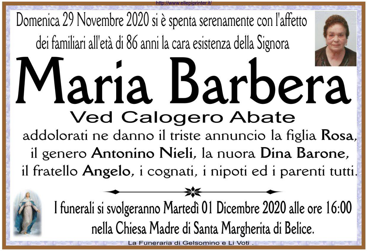 Maria Barbera