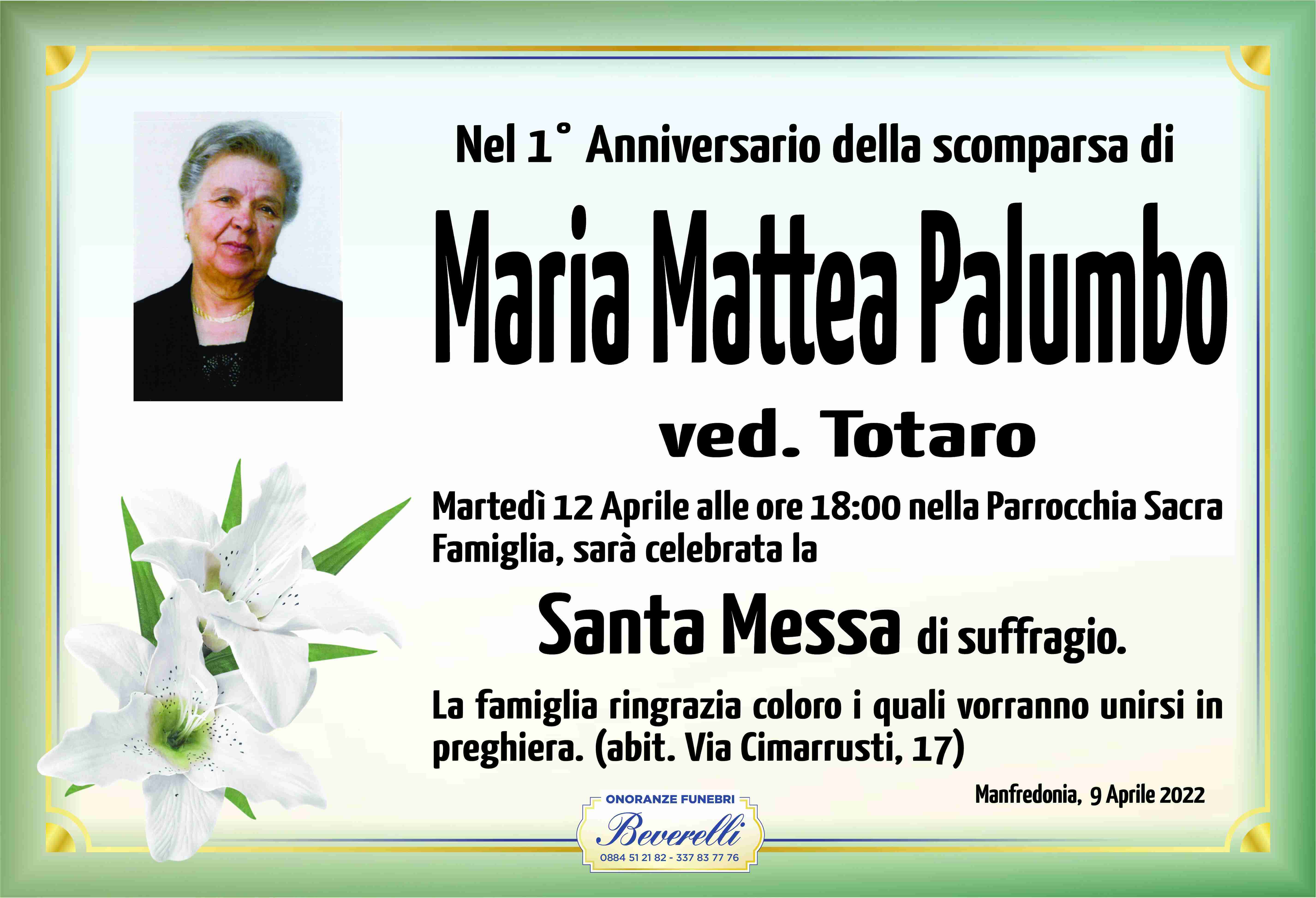 Maria Mattea Palumbo