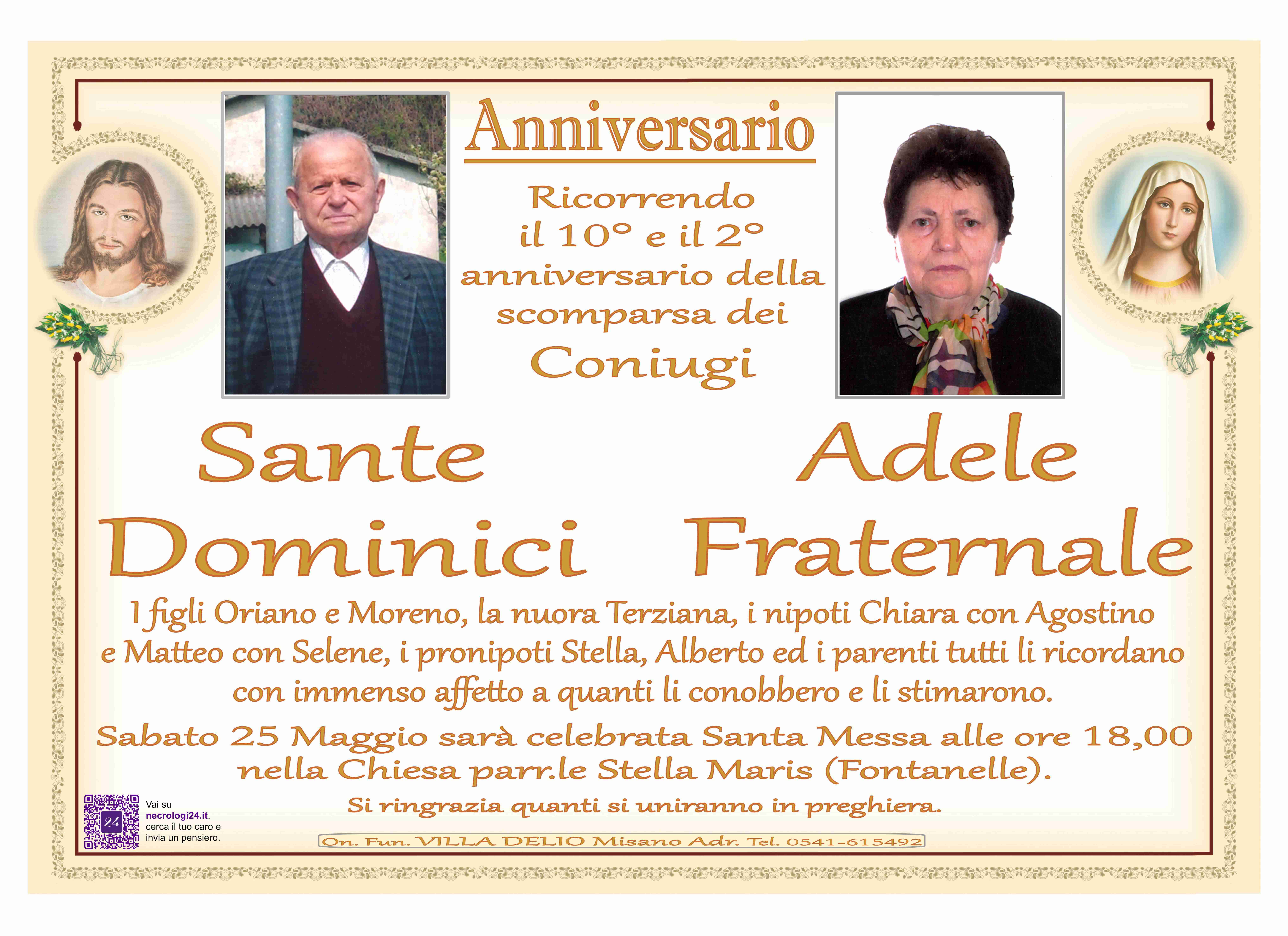 Sante Dominici e Adele Fraternale