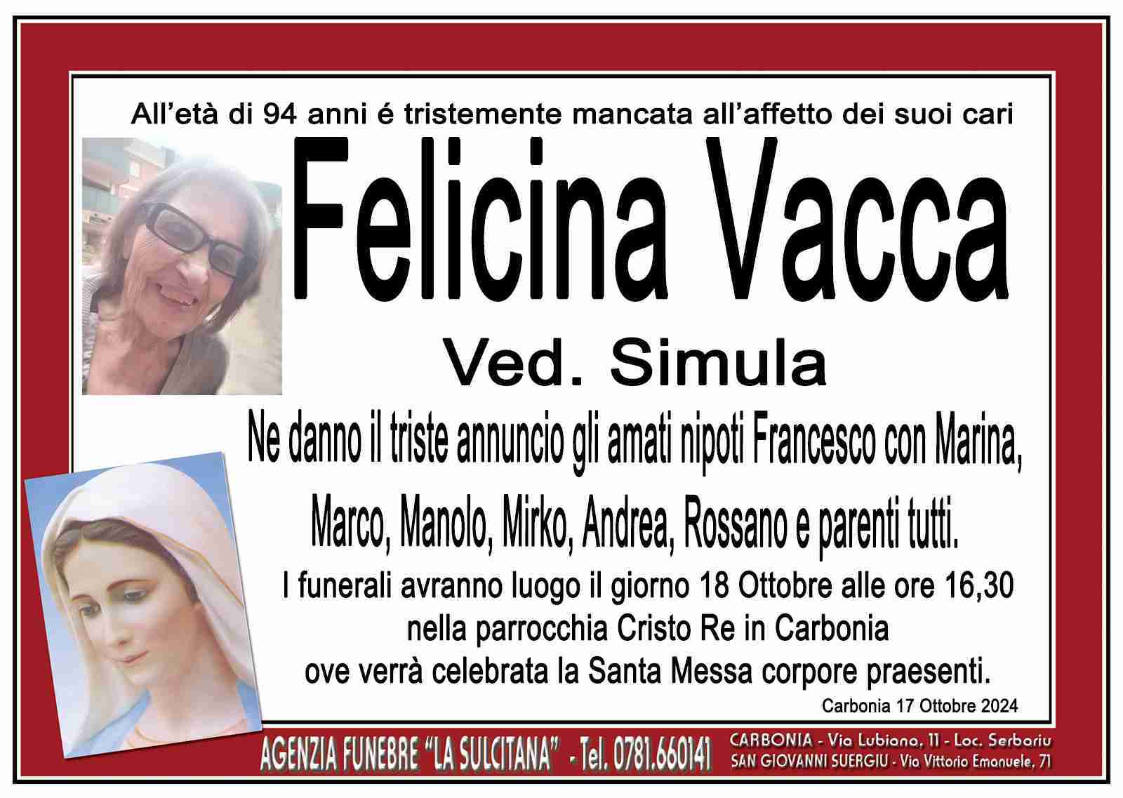 Felicina Vacca