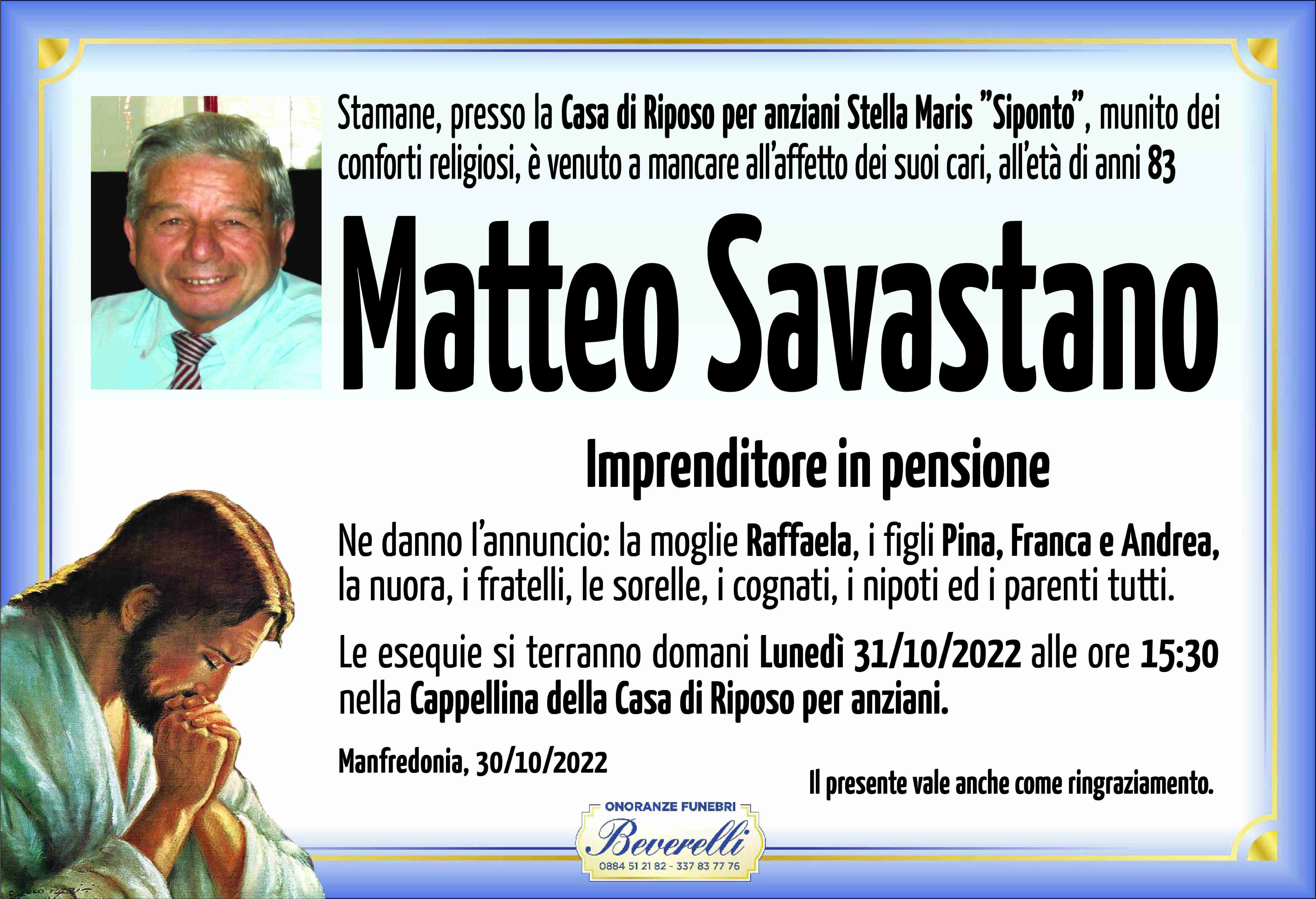 Matteo Savastano