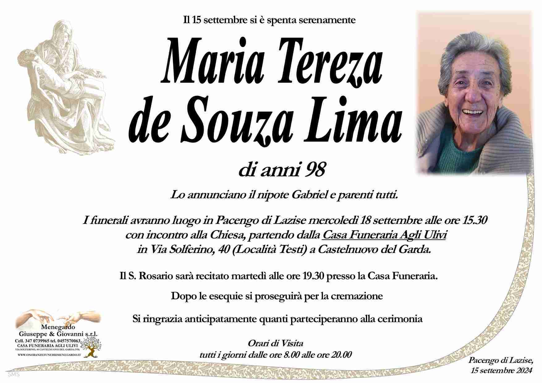 De Souza Lima Maria Tereza