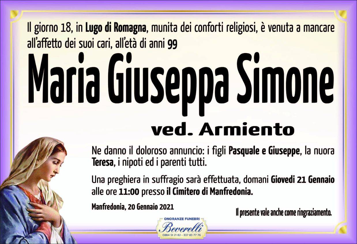 Maria Giuseppa Simone