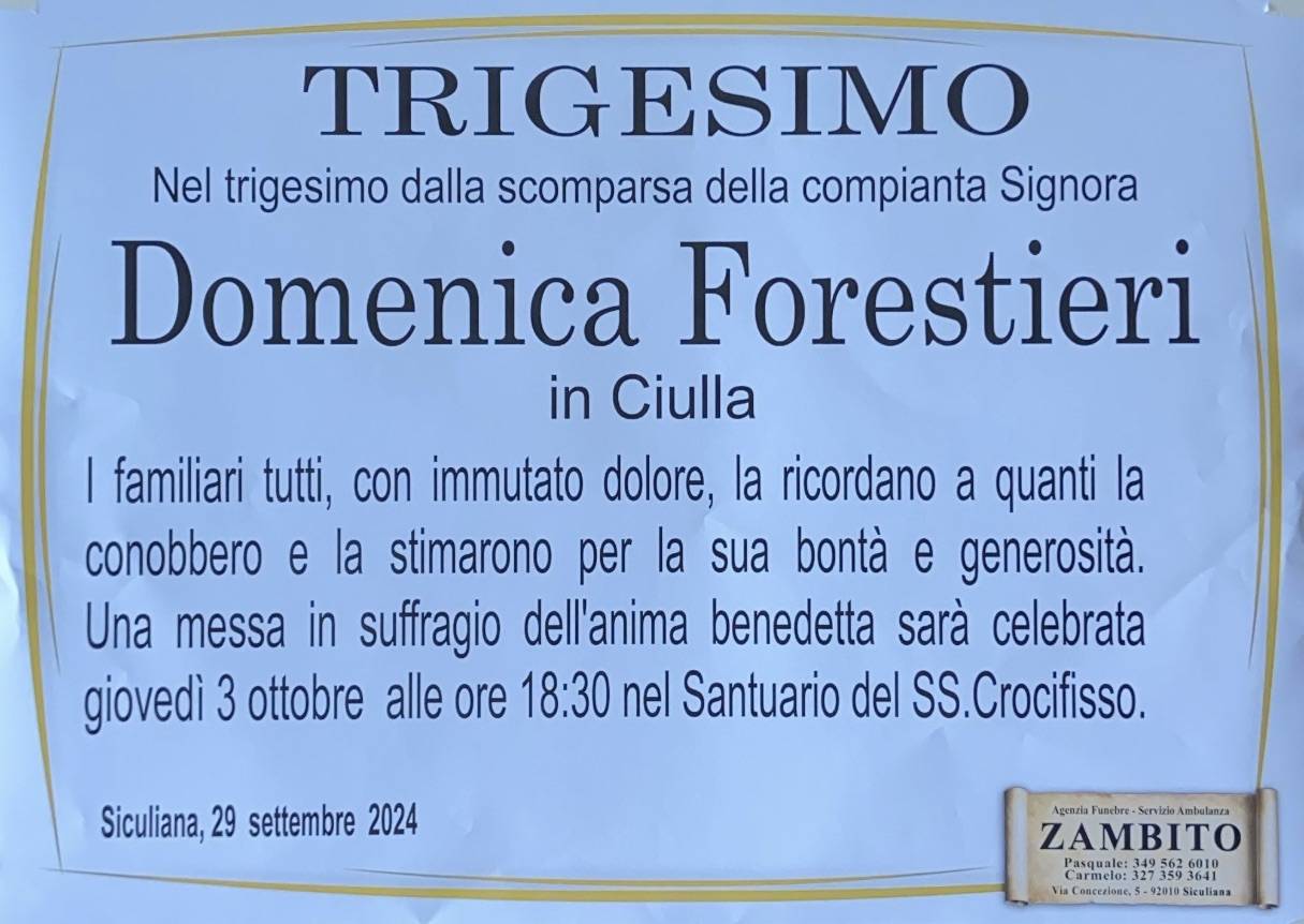 Domenica Forestieri