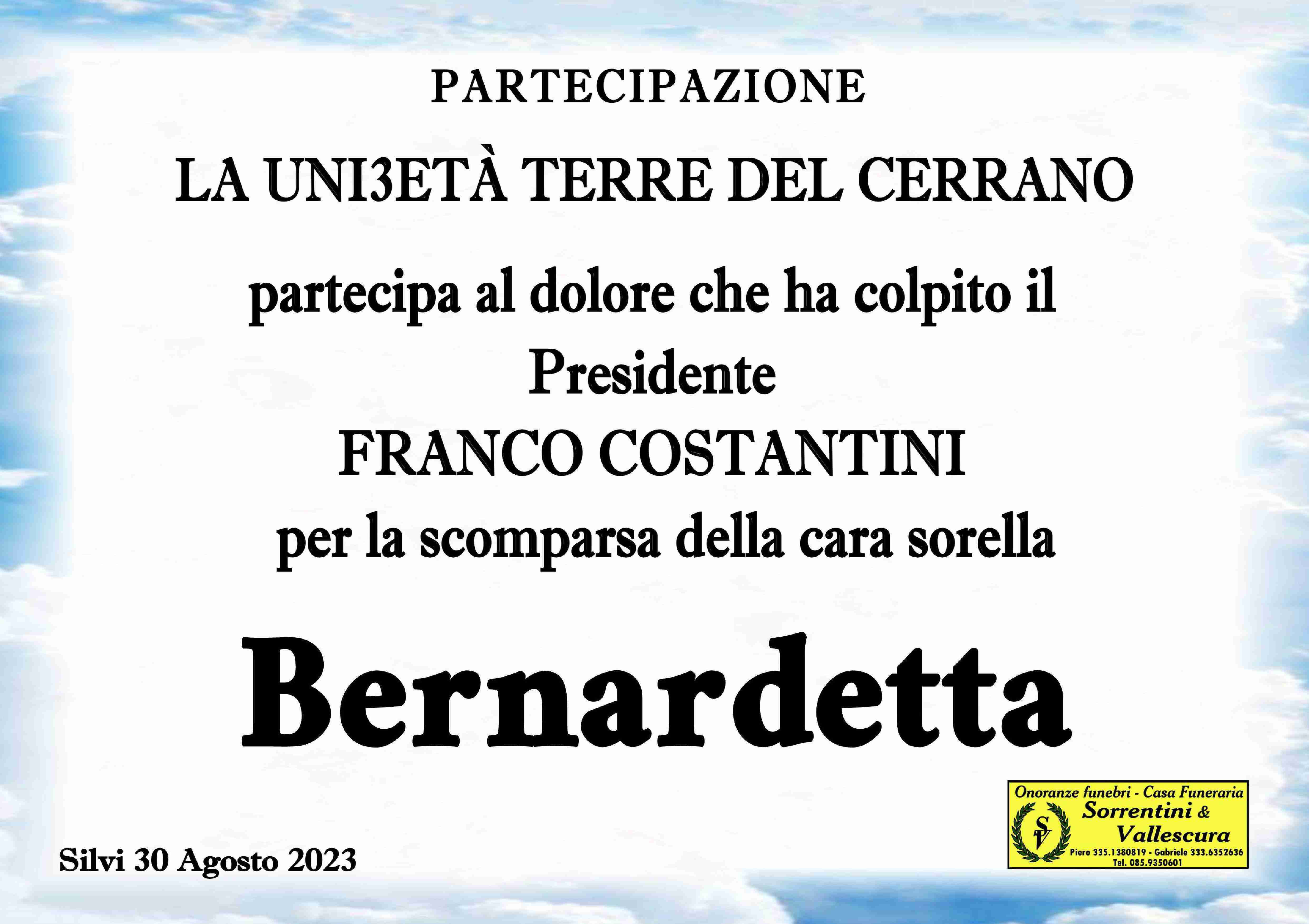 Bernardetta Costantini