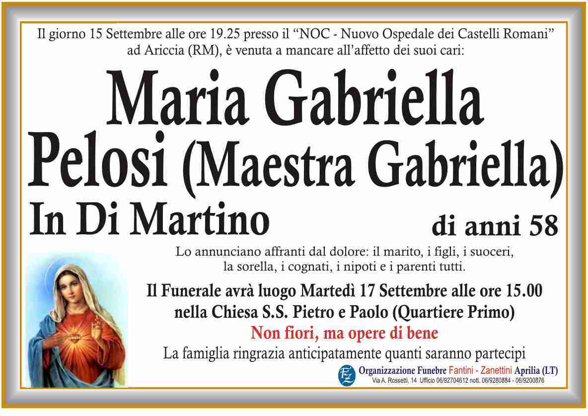 Maria Gabriella Pelosi (Maestra Maria Gabriella)