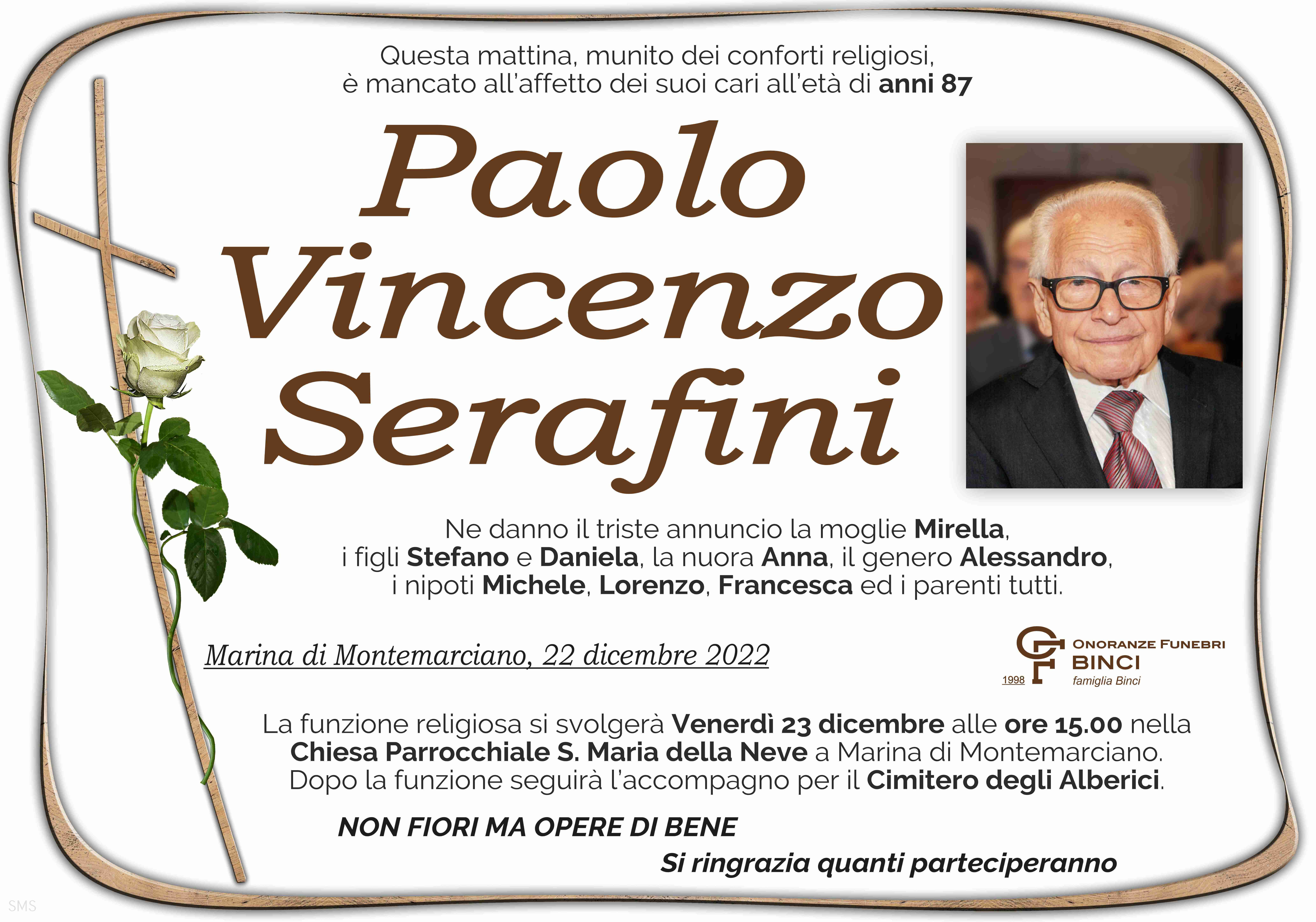 Serafini Paolo Vincenzo