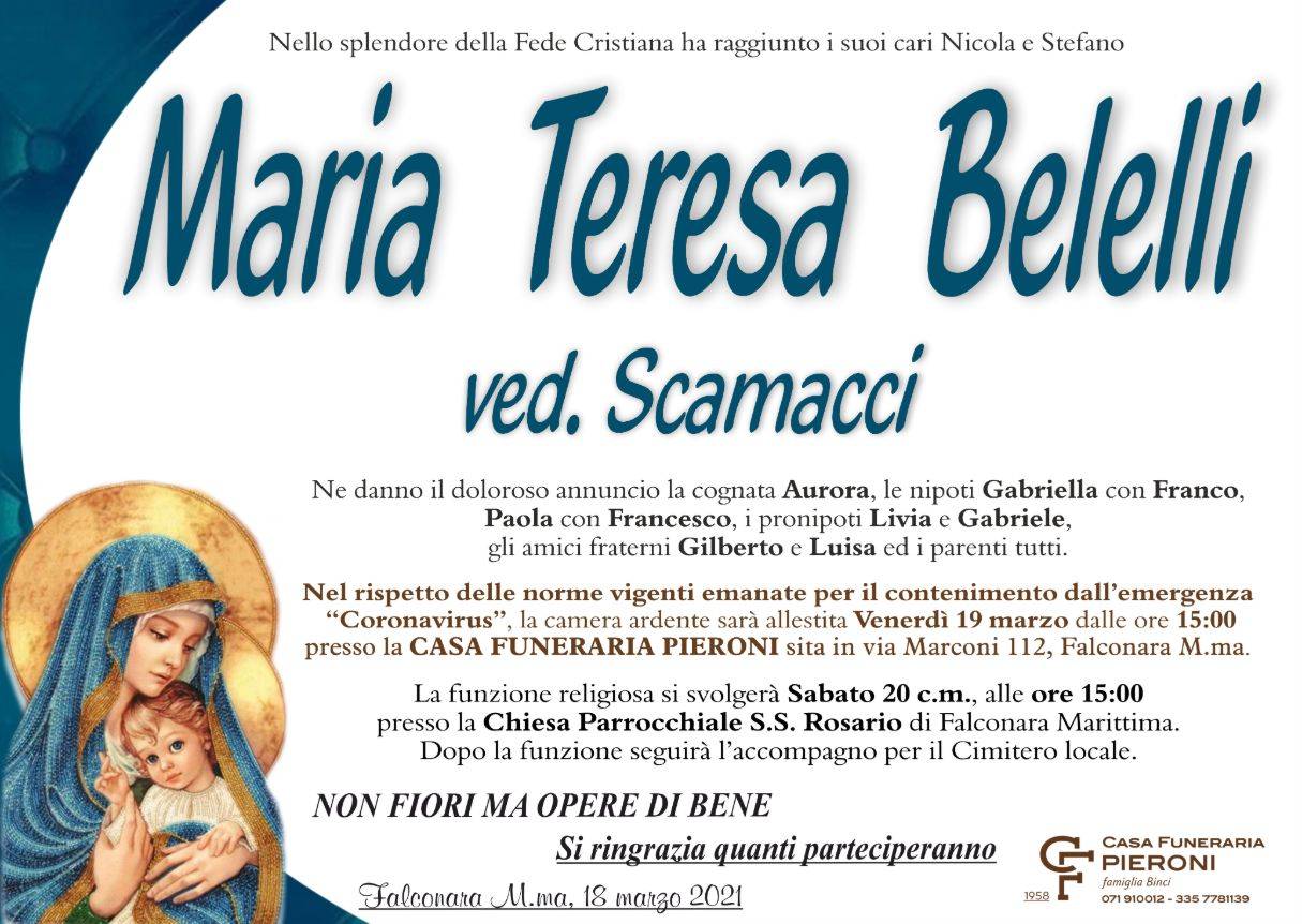 Maria Teresa Belelli