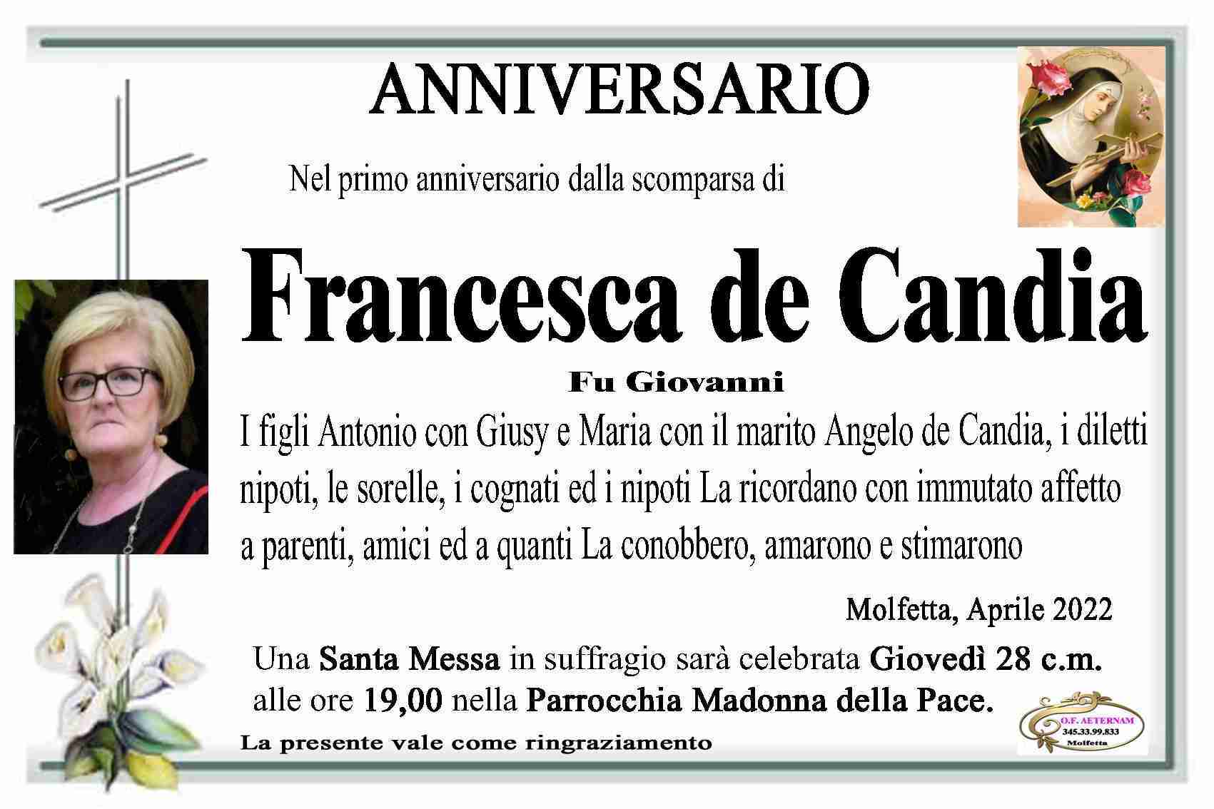 Francesca De Candia