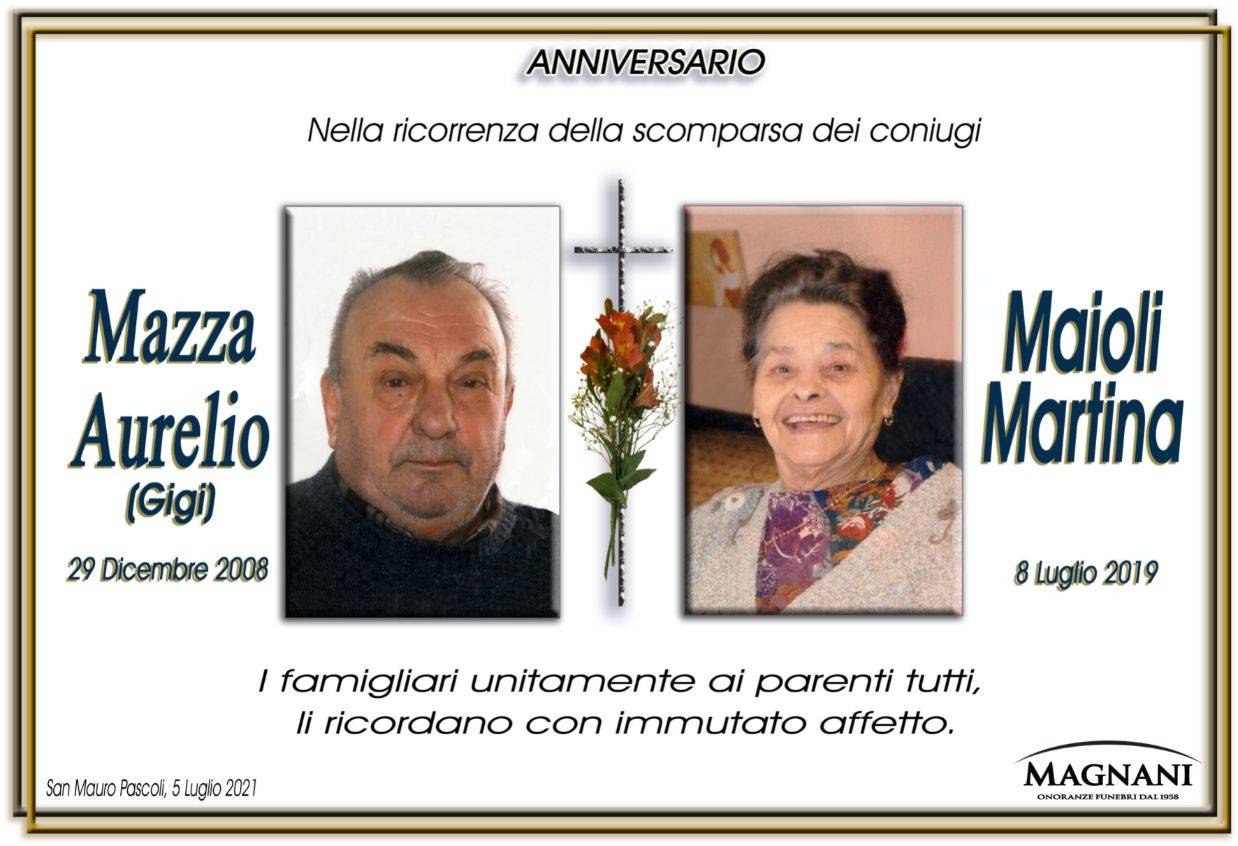 Aurelio Mazza e Martina Maioli