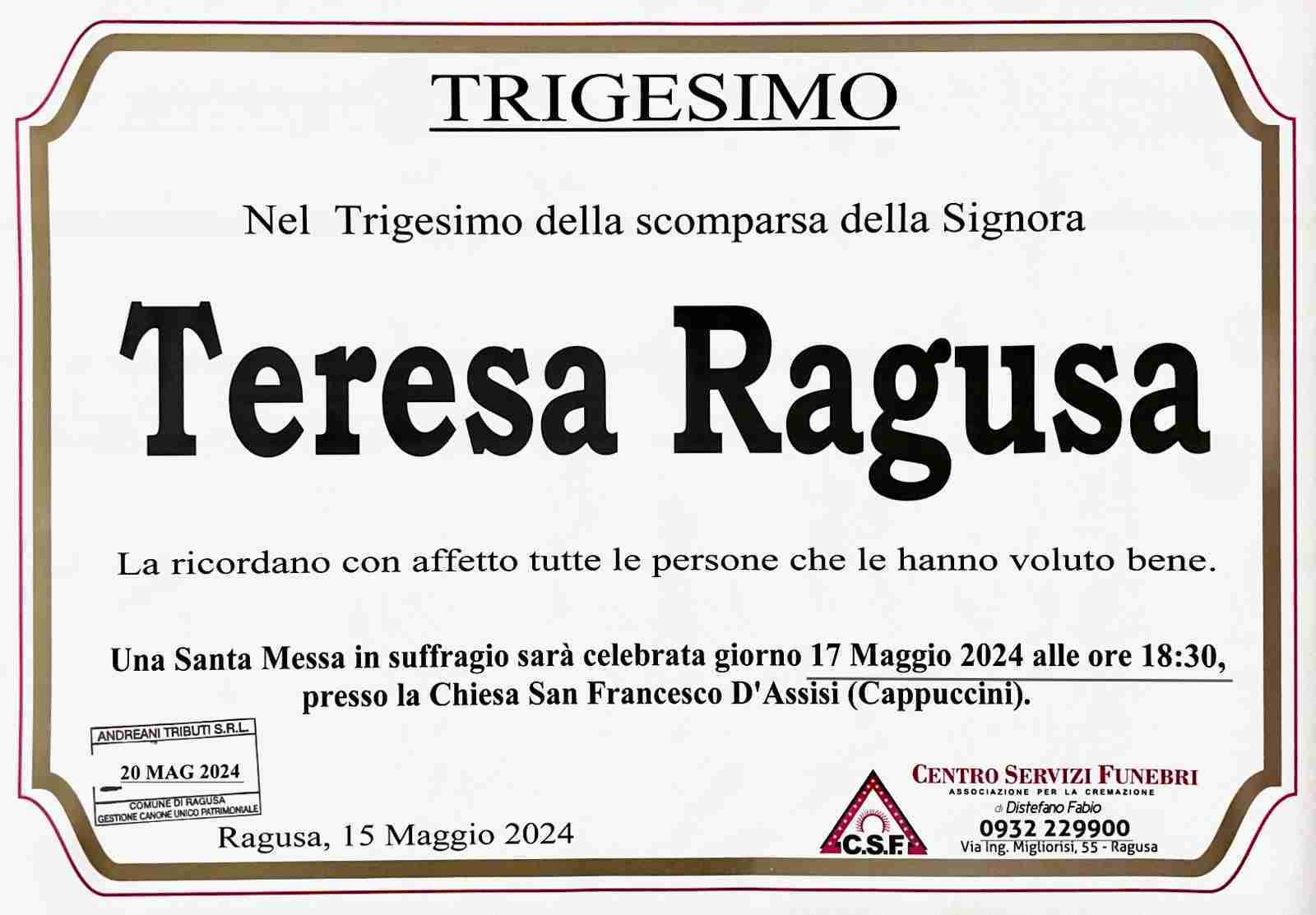 Teresa Ragusa