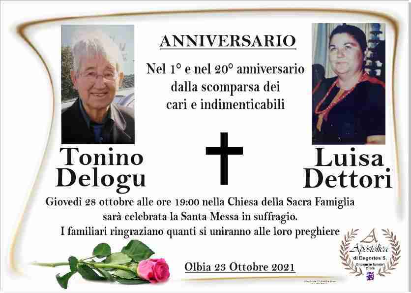 Tonino Delogu  e Luisa Dettori