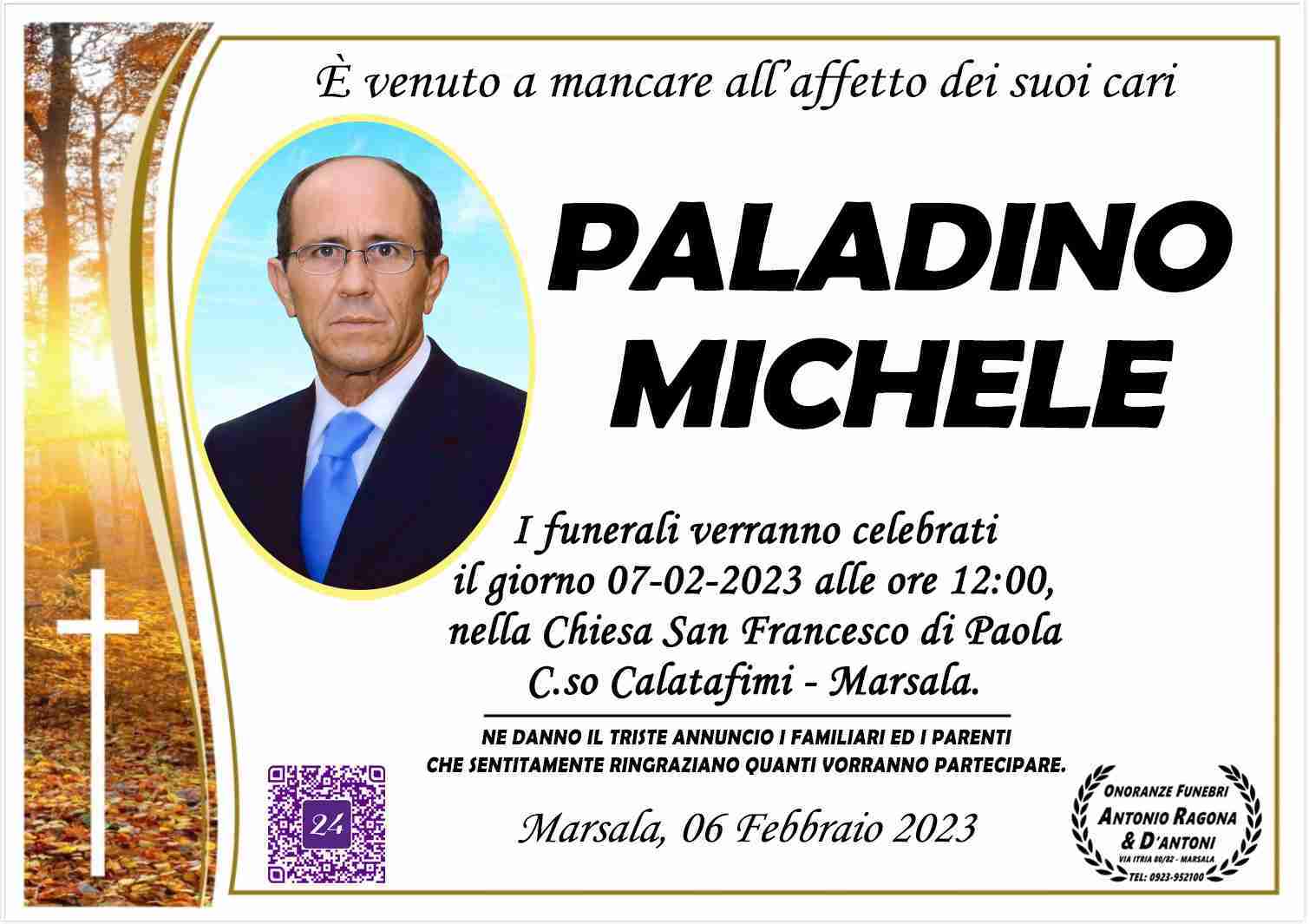 Funerali e annunci funebri a Marsala Michele Paladino Funer24