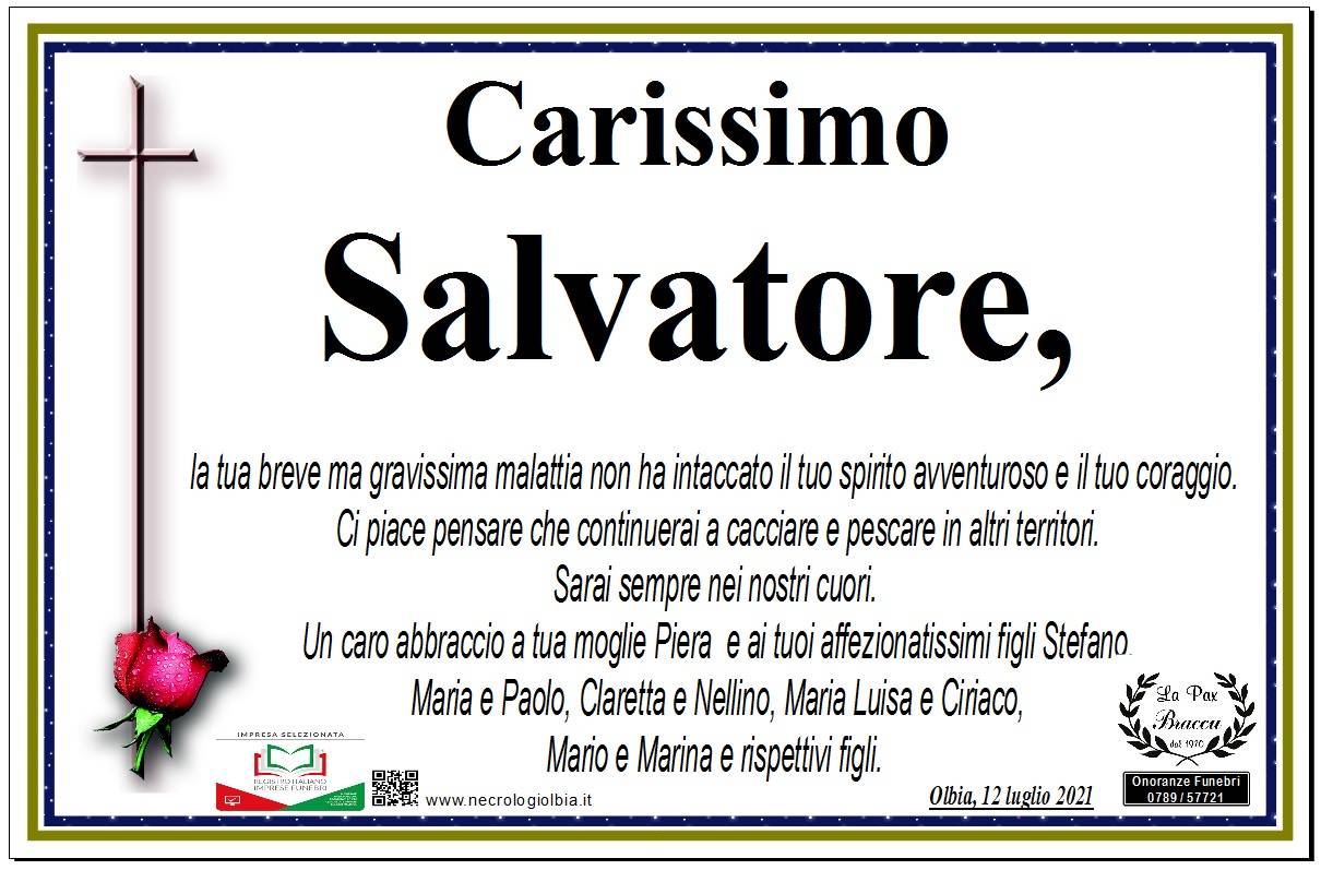 Carissimo Salvatore...